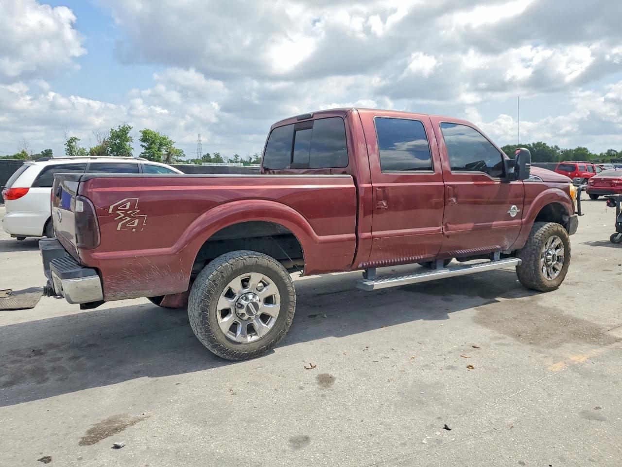 2012 Ford F250 Super Duty Burgundy vin: 1FT7W2BT4CEB77075