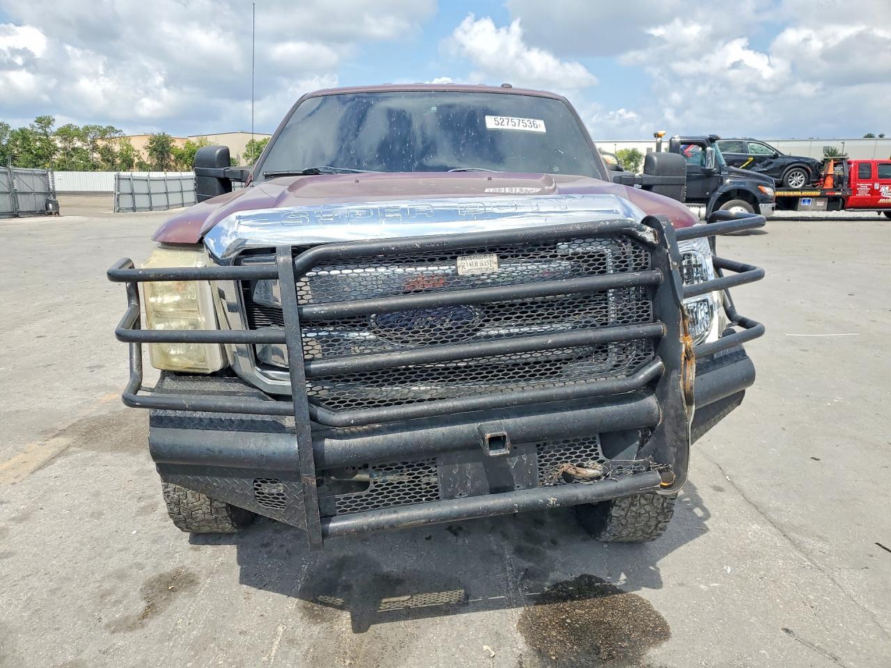 2012 Ford F250 Super Duty Burgundy vin: 1FT7W2BT4CEB77075