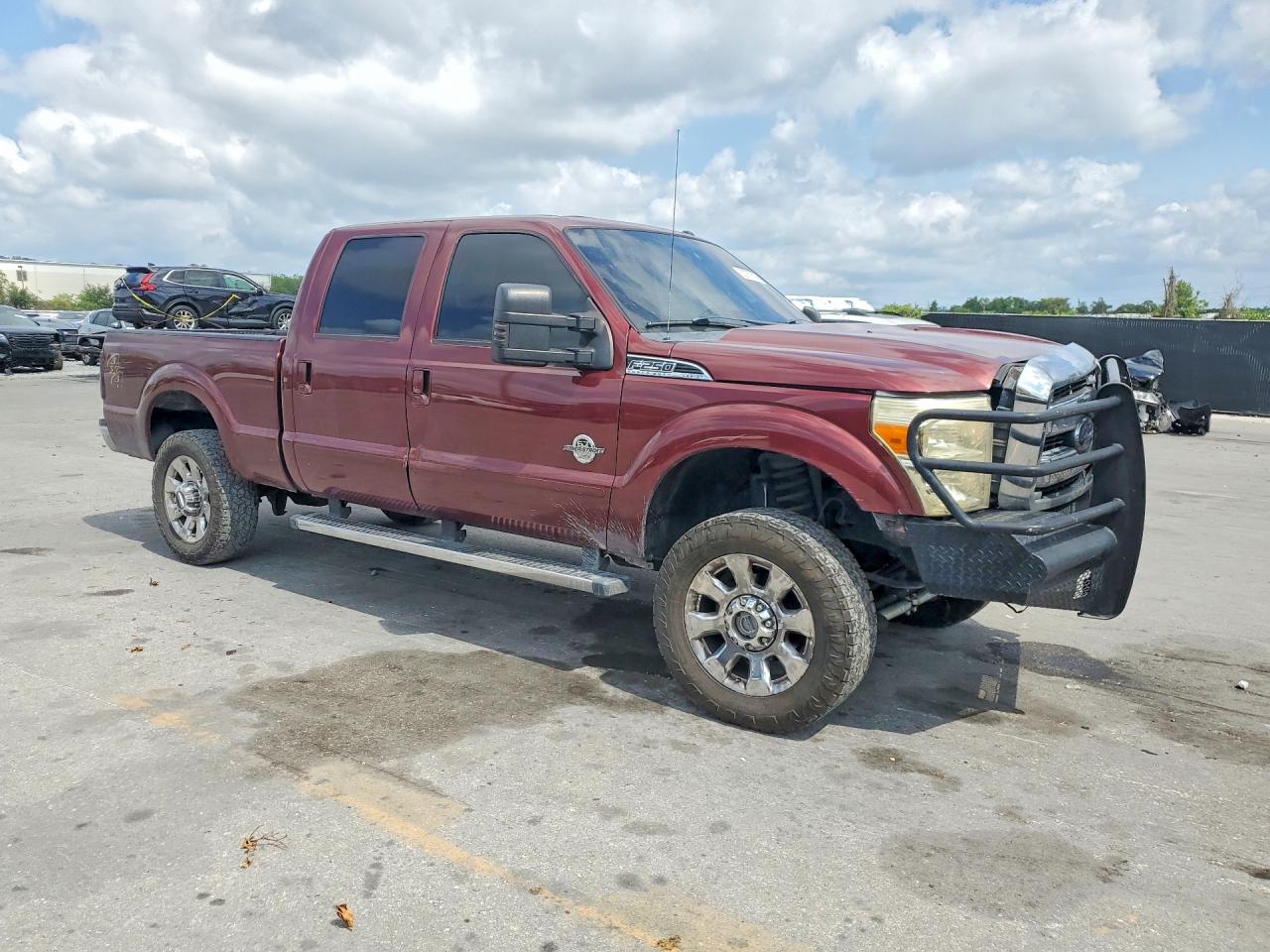 2012 Ford F250 Super Duty Burgundy vin: 1FT7W2BT4CEB77075
