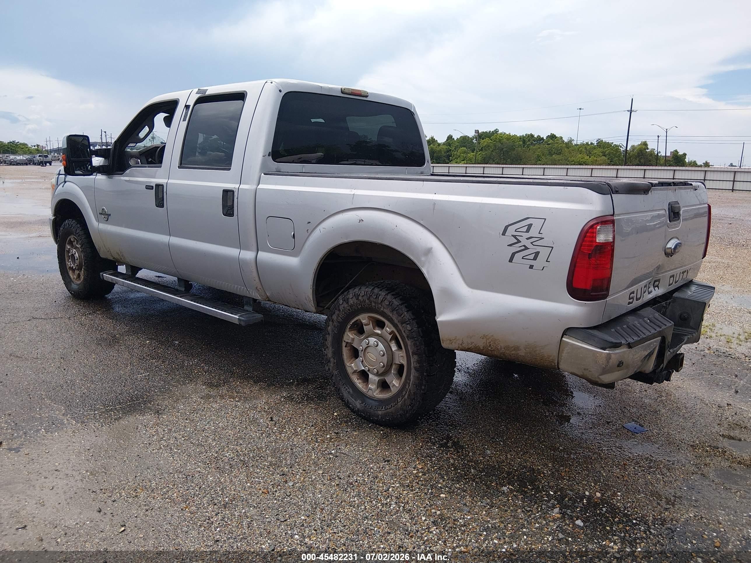 2013 Ford Super Duty F-250 Srw Xlt Gray vin: 1FT7W2BT4DEB02572