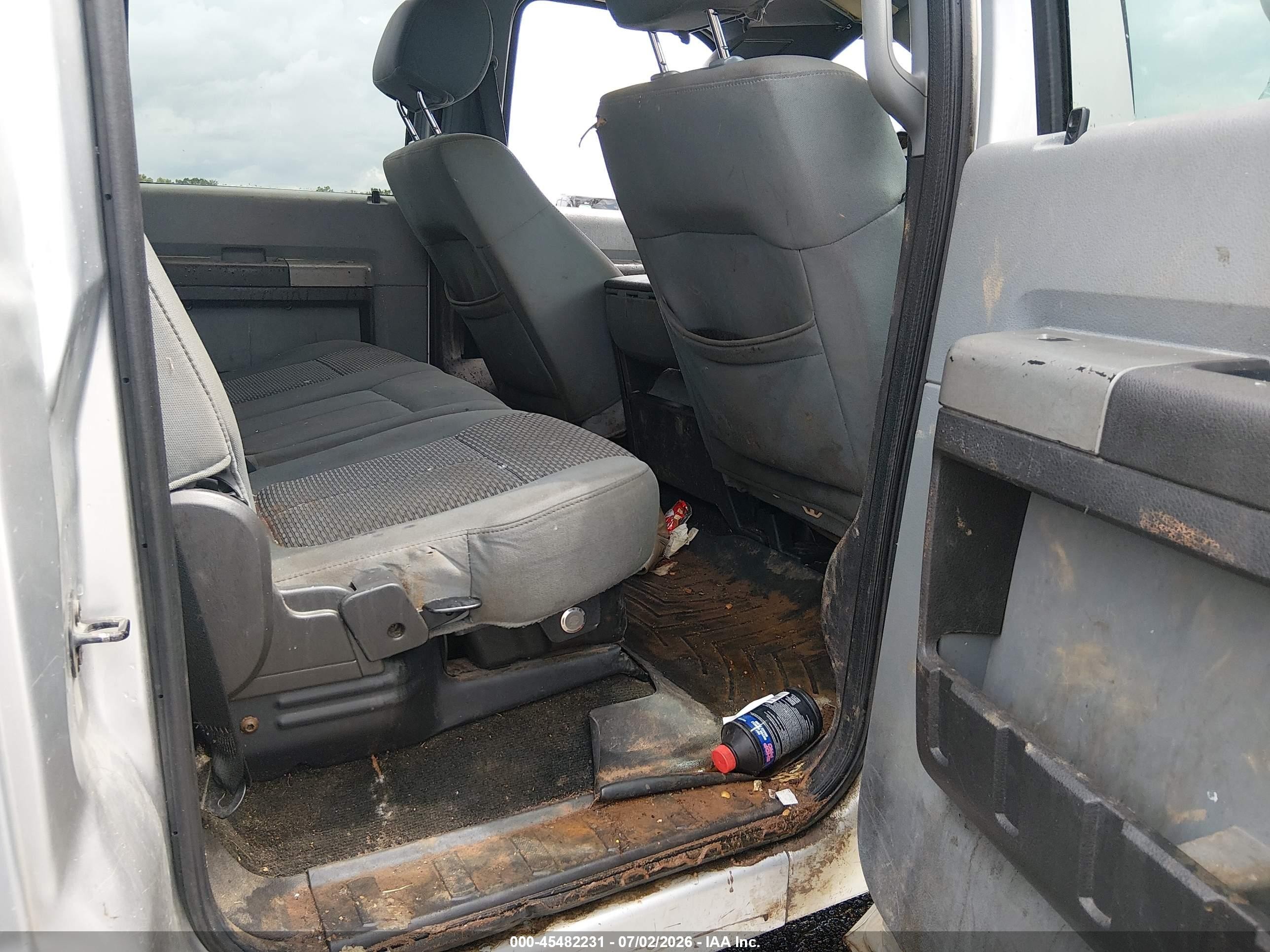 2013 Ford Super Duty F-250 Srw Xlt Gray vin: 1FT7W2BT4DEB02572