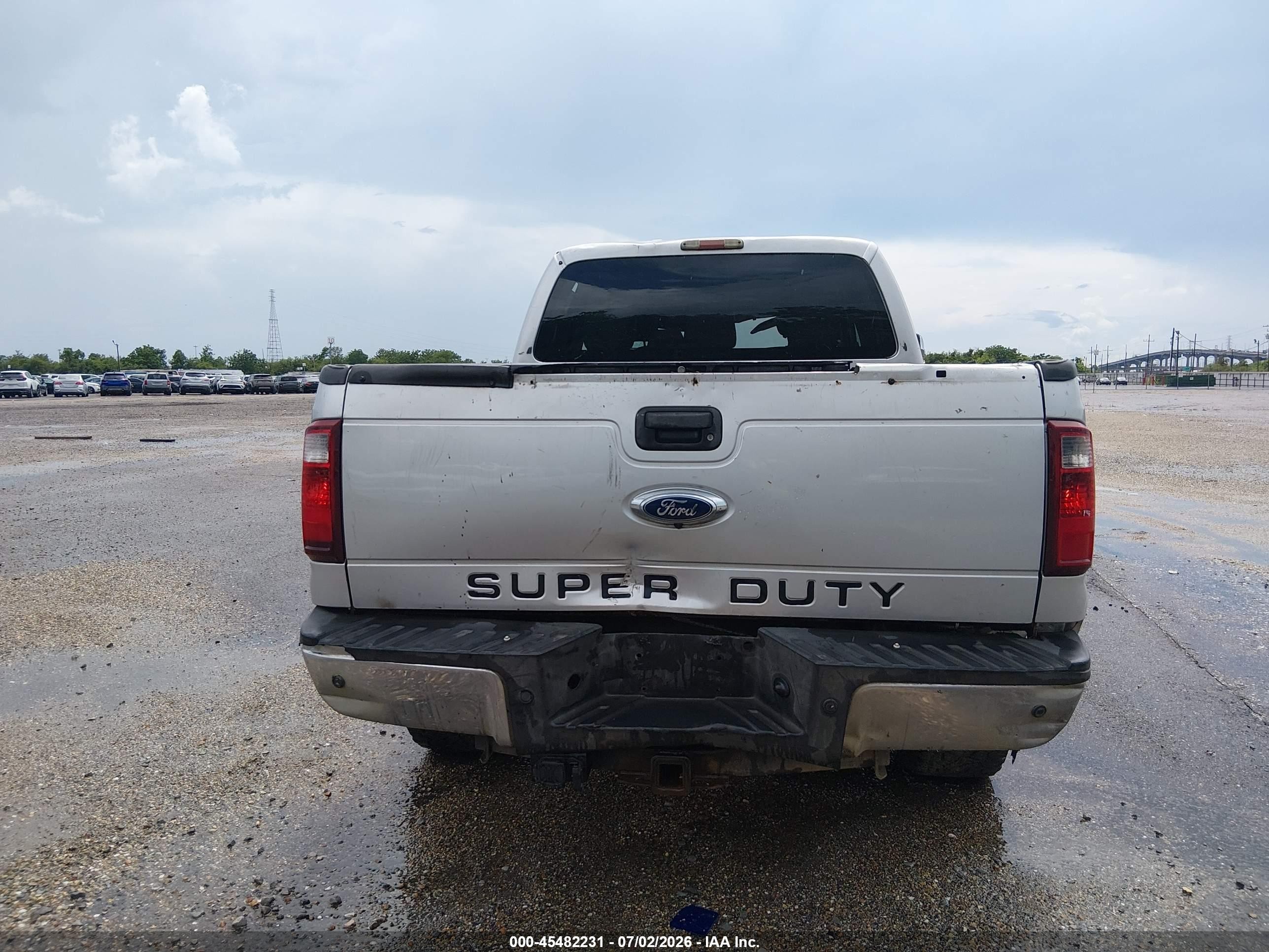 2013 Ford Super Duty F-250 Srw Xlt Gray vin: 1FT7W2BT4DEB02572