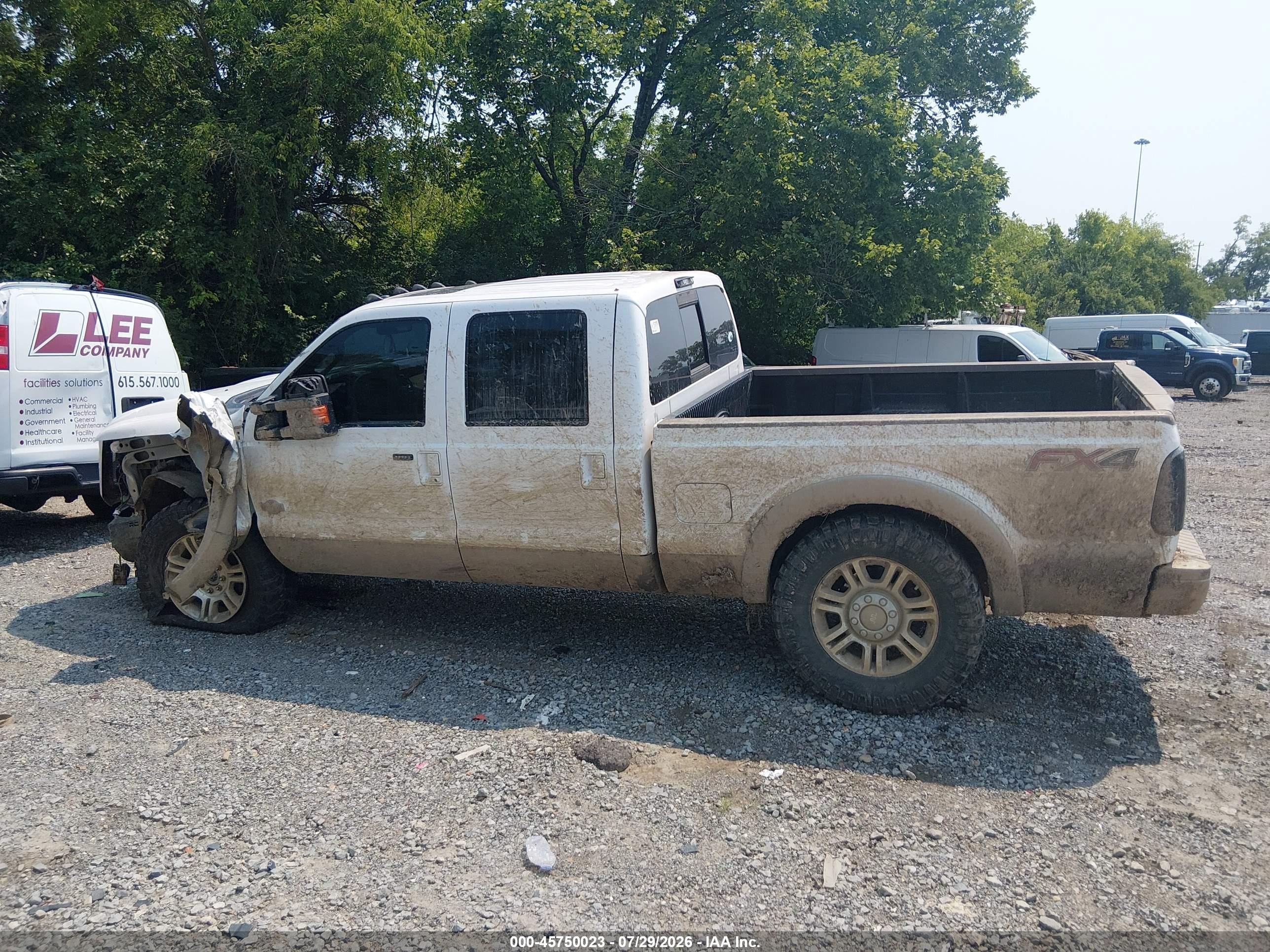 2013 Ford F-250 King Ranch White vin: 1FT7W2BT4DEB44255