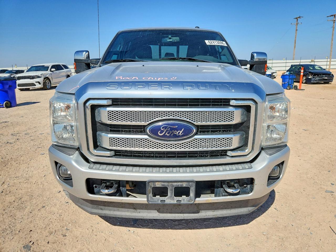 2014 Ford F250 Super Duty Silver vin: 1FT7W2BT4EEB01410