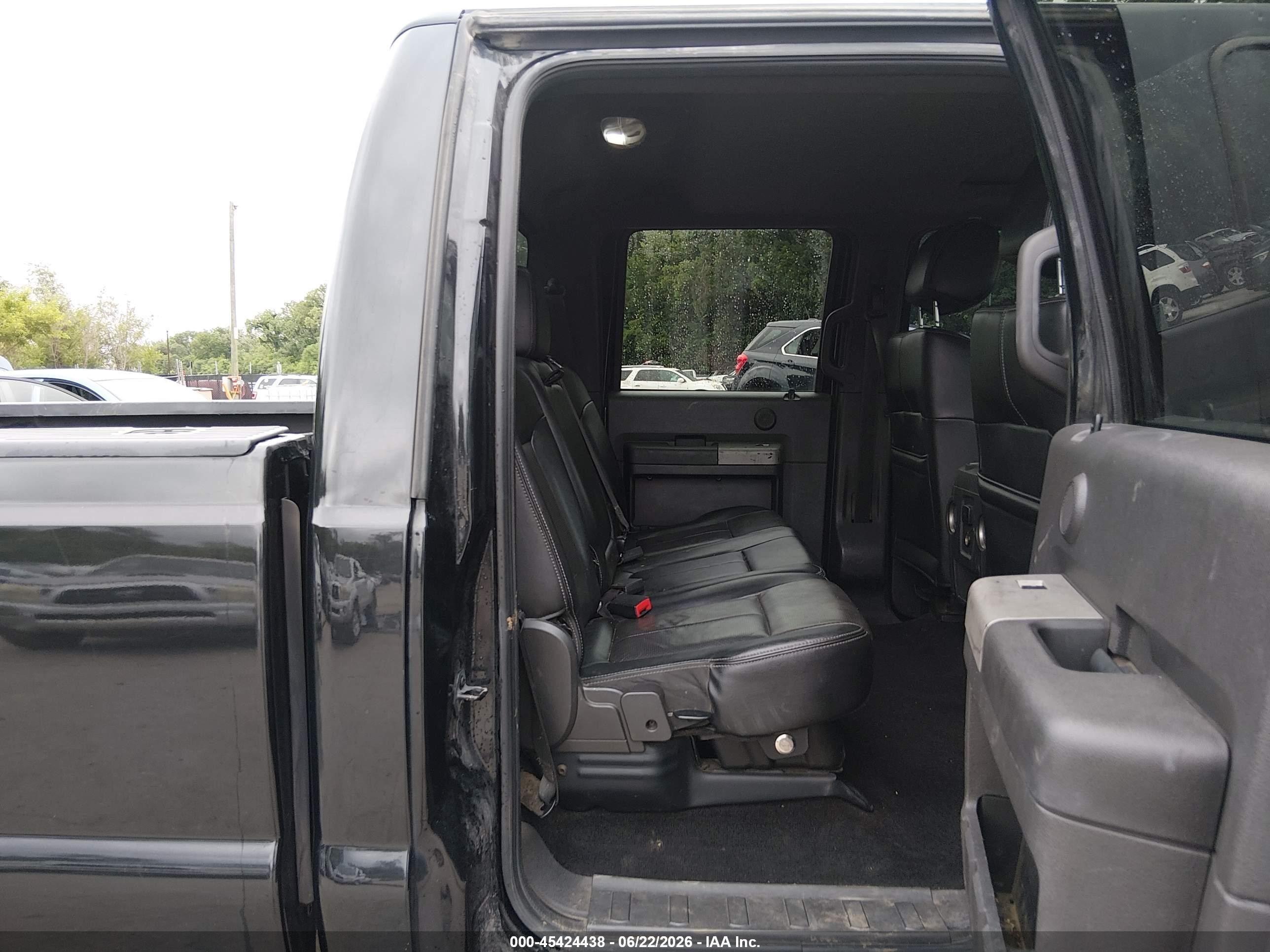 2014 Ford F-250 Lariat Black vin: 1FT7W2BT4EEB07255
