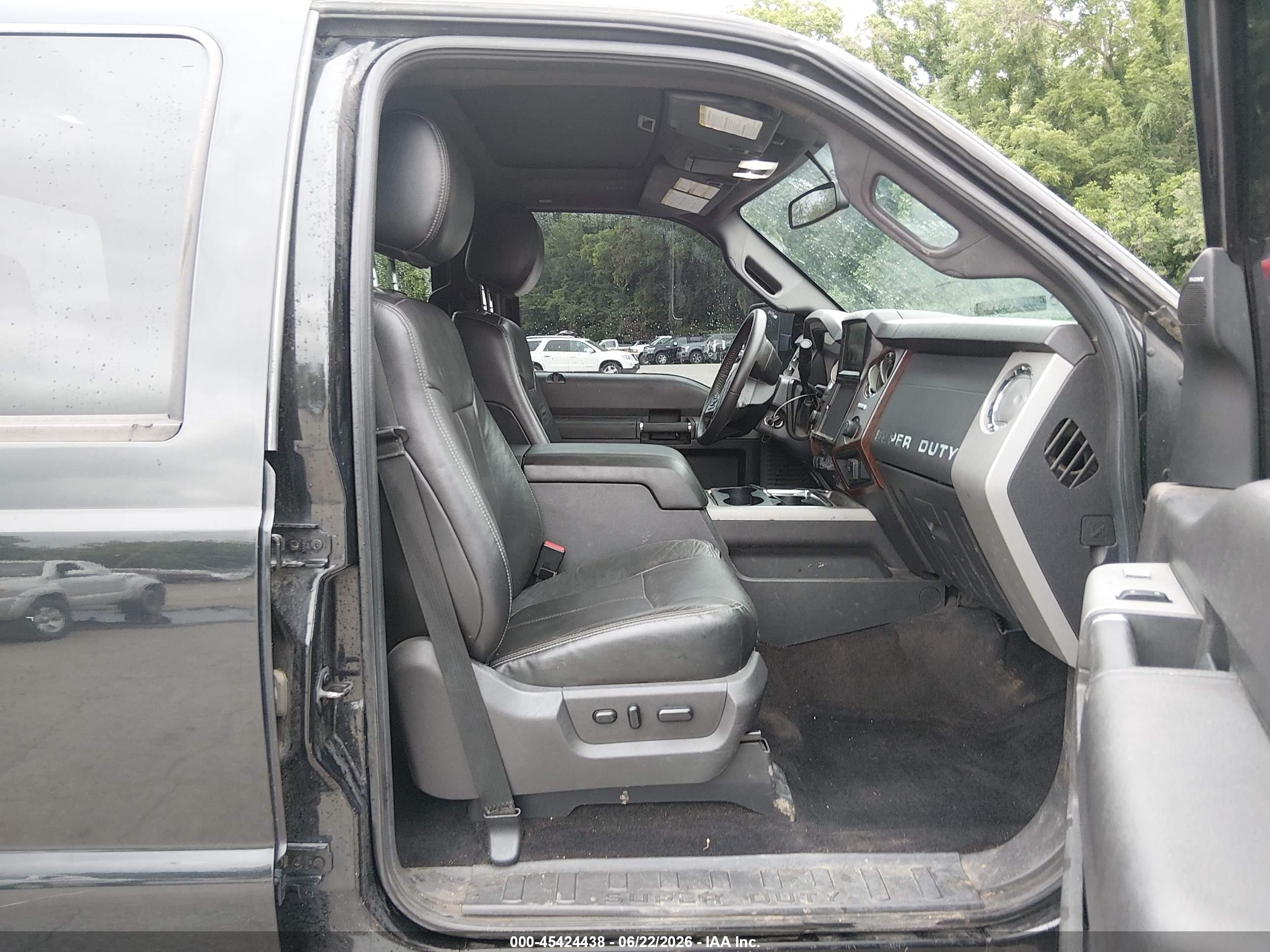 2014 Ford F-250 Lariat Black vin: 1FT7W2BT4EEB07255