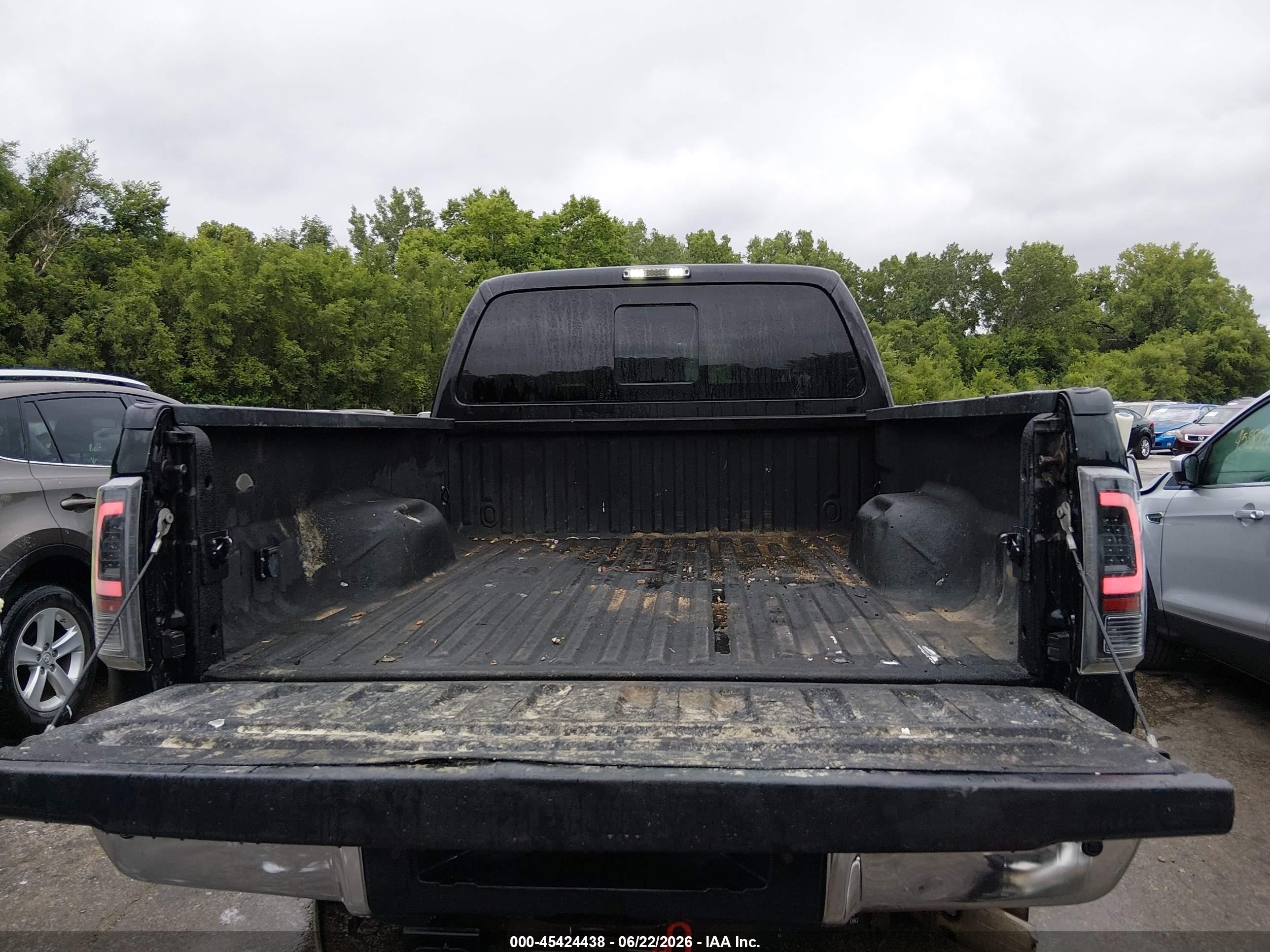 2014 Ford F-250 Lariat Black vin: 1FT7W2BT4EEB07255