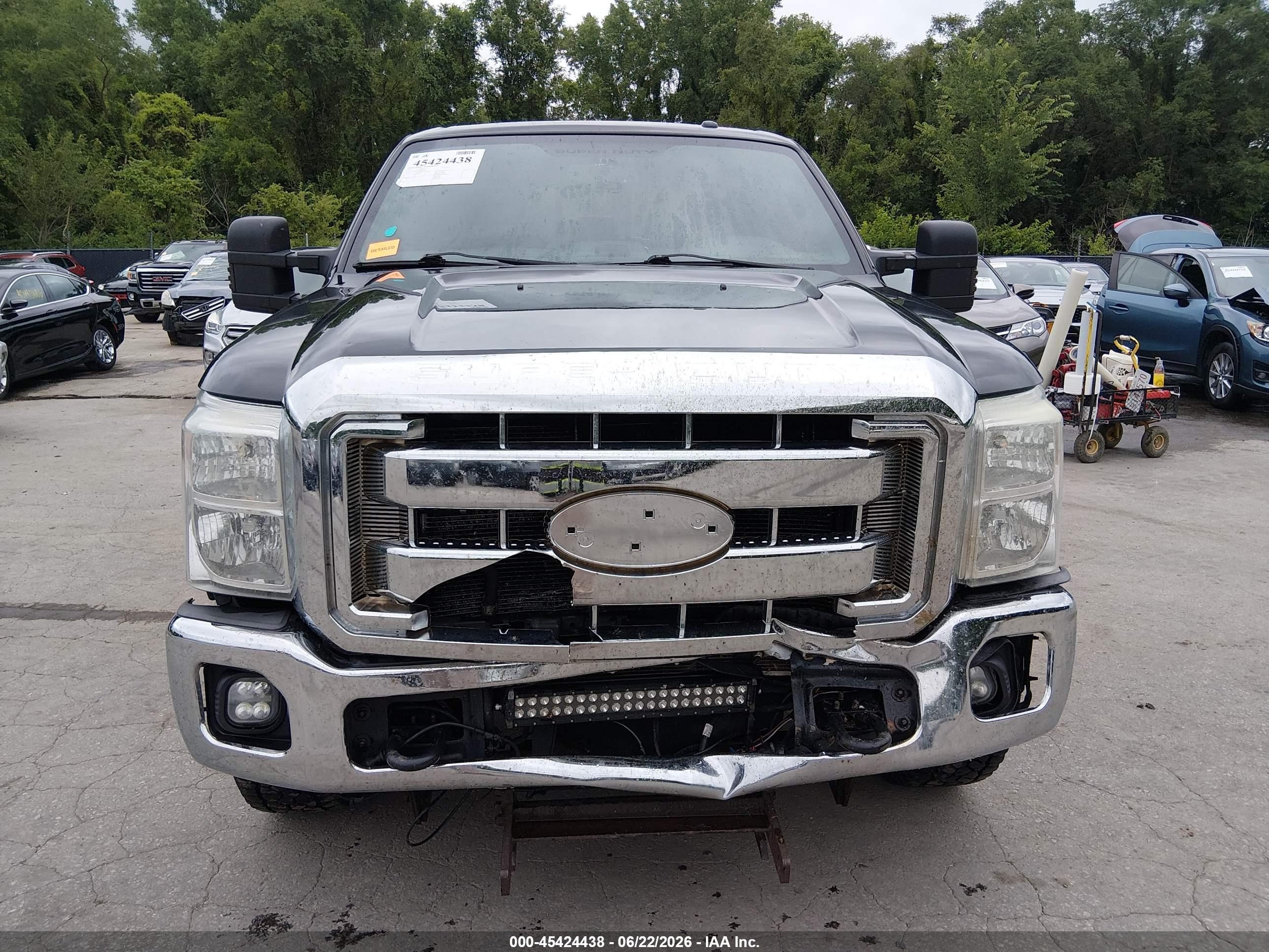 2014 Ford F-250 Lariat Black vin: 1FT7W2BT4EEB07255