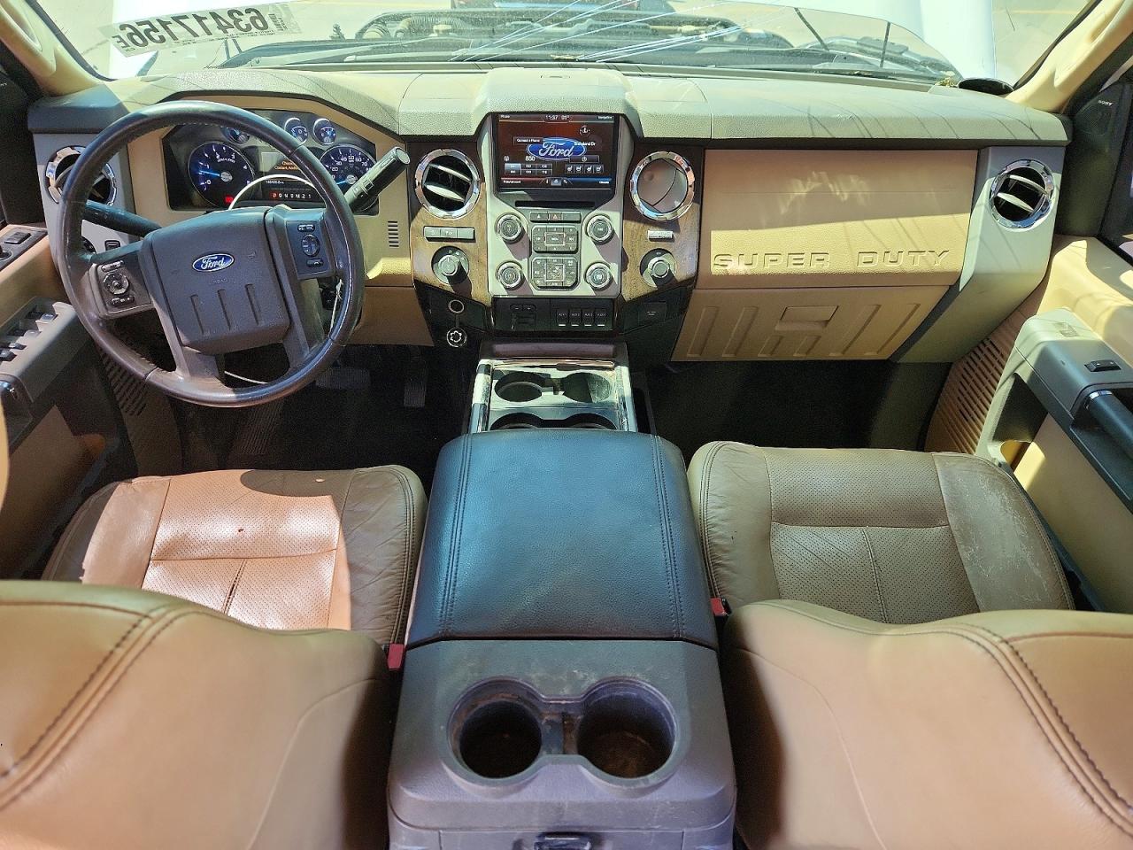2014 Ford F250 Super Duty White vin: 1FT7W2BT4EEB07448