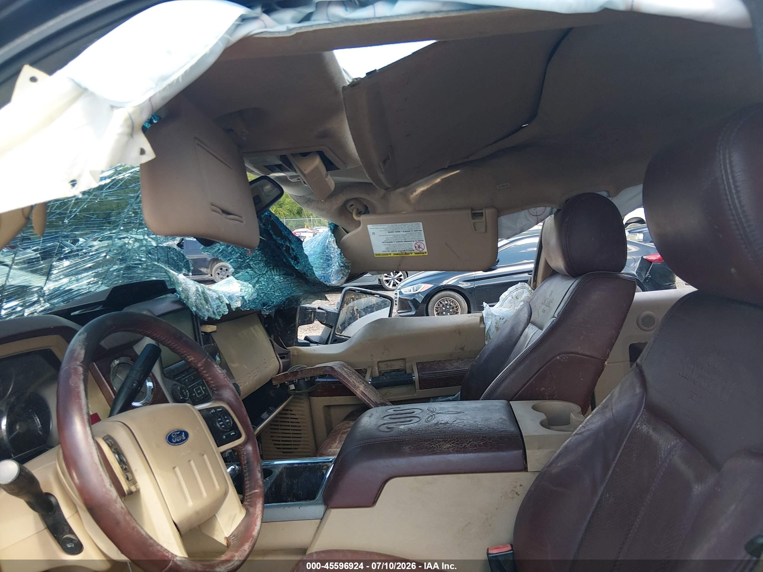 2014 Ford F-250 Lariat Белый vin: 1FT7W2BT4EEB33449
