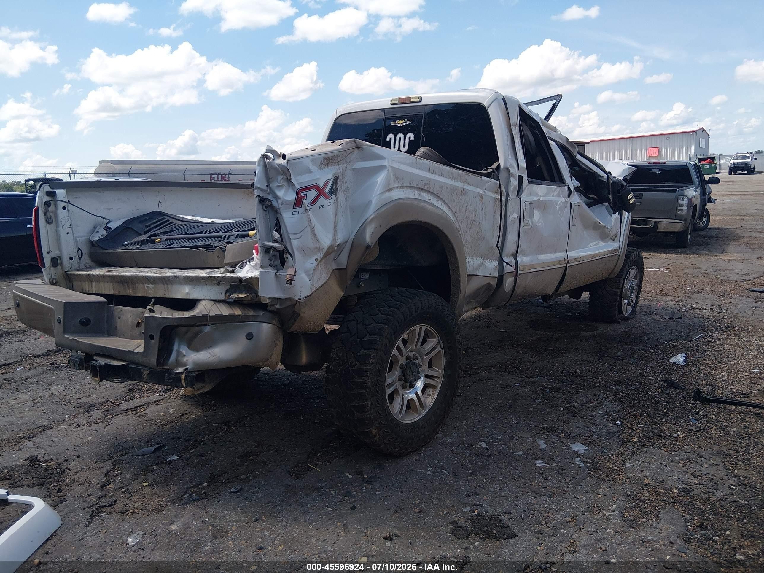 2014 Ford F-250 Lariat Белый vin: 1FT7W2BT4EEB33449