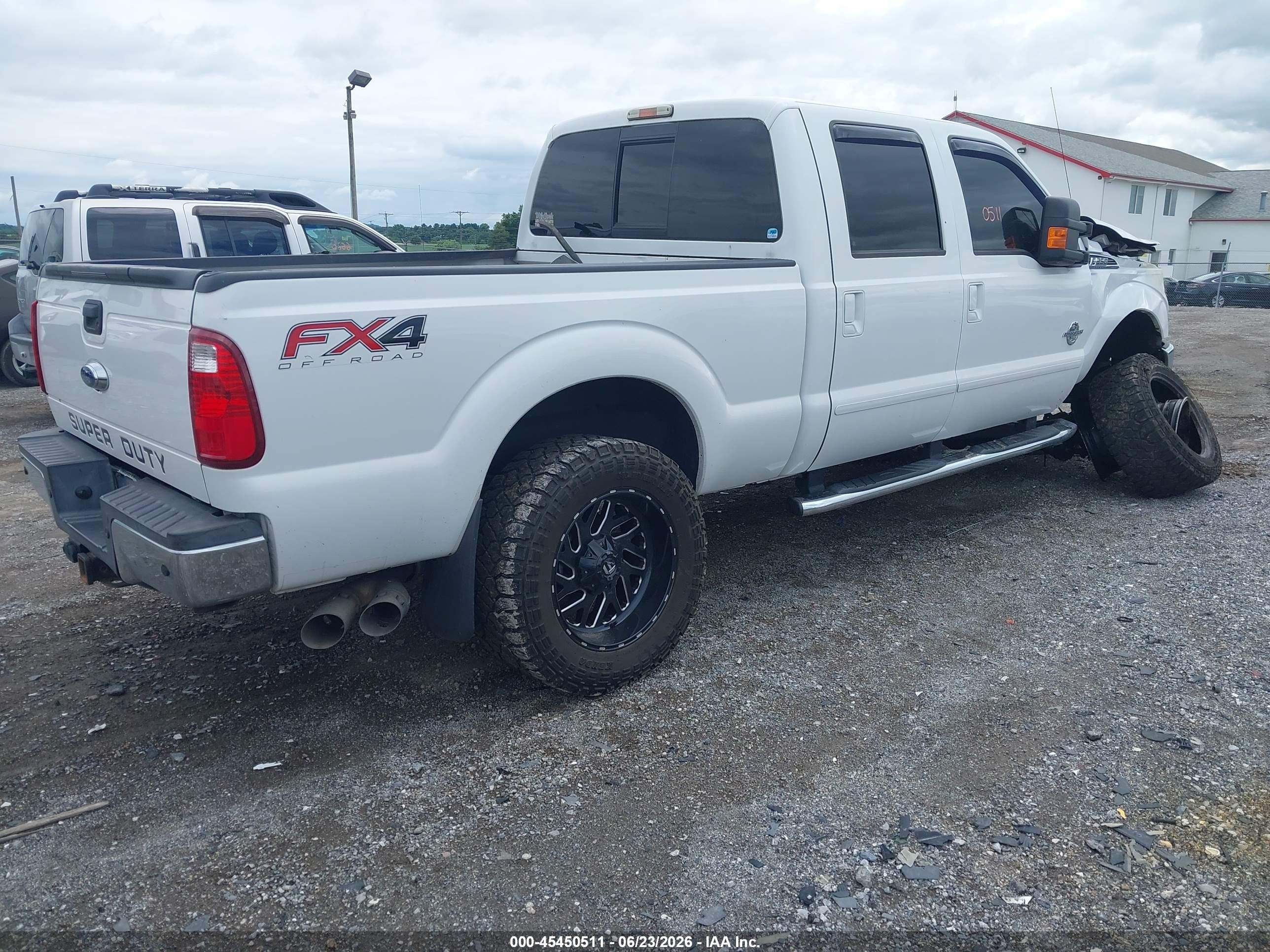 2014 Ford F-250 Lariat/xl/xlt White vin: 1FT7W2BT4EEB74695