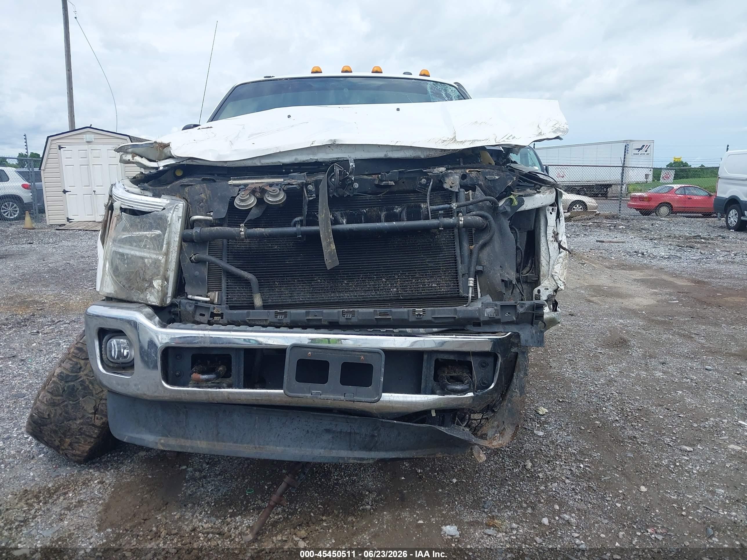 2014 Ford F-250 Lariat/xl/xlt White vin: 1FT7W2BT4EEB74695