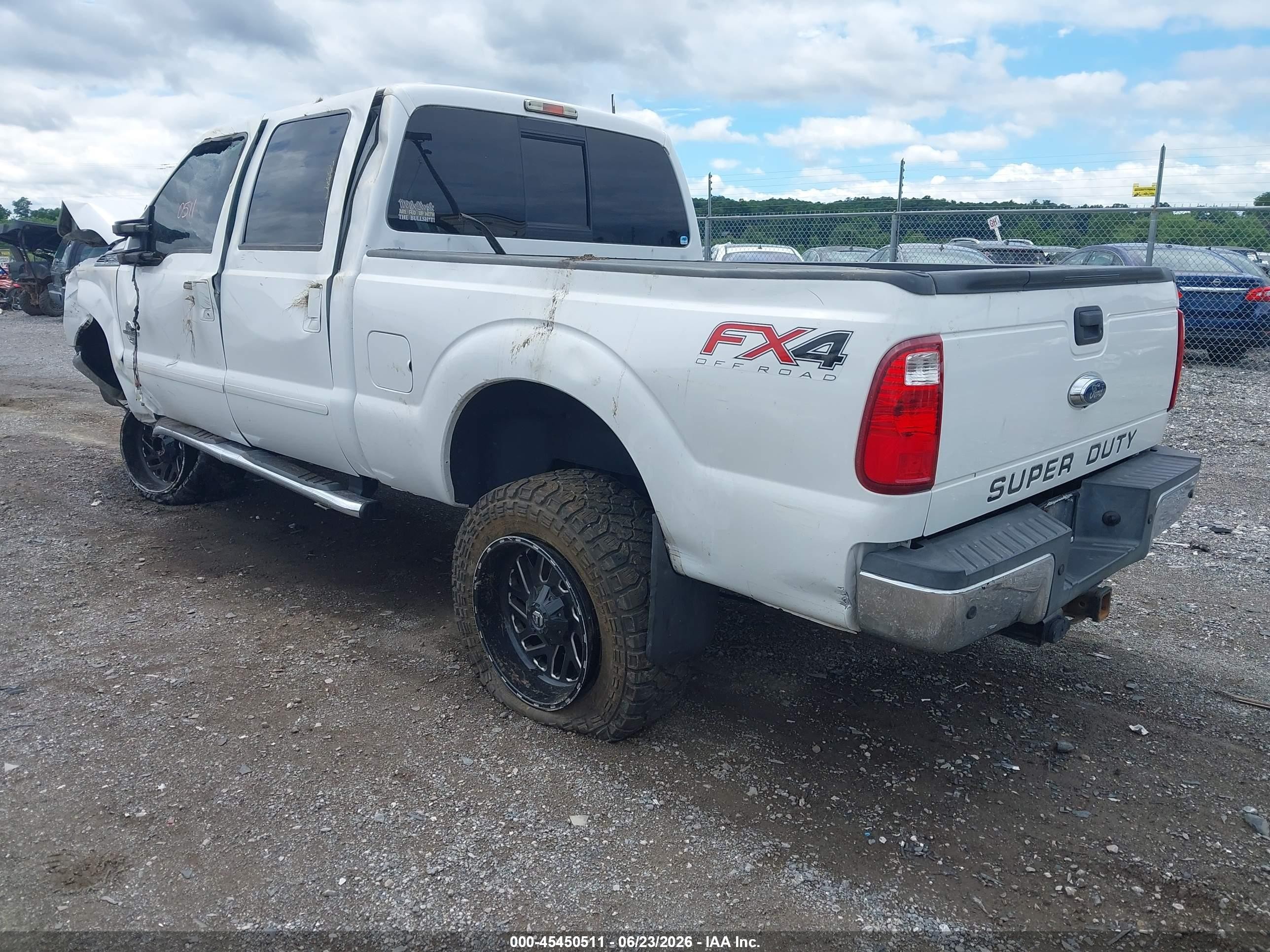 2014 Ford F-250 Lariat/xl/xlt White vin: 1FT7W2BT4EEB74695