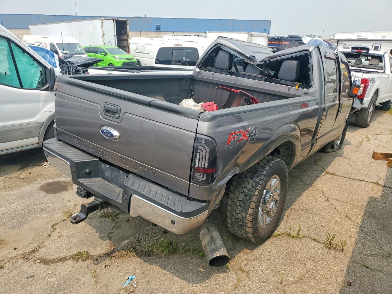 2014 Ford F250 Super Duty Серый vin: 1FT7W2BT4EEB74907