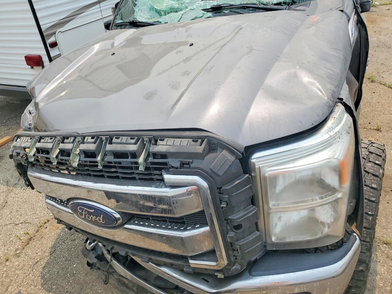 2014 Ford F250 Super Duty Серый vin: 1FT7W2BT4EEB74907