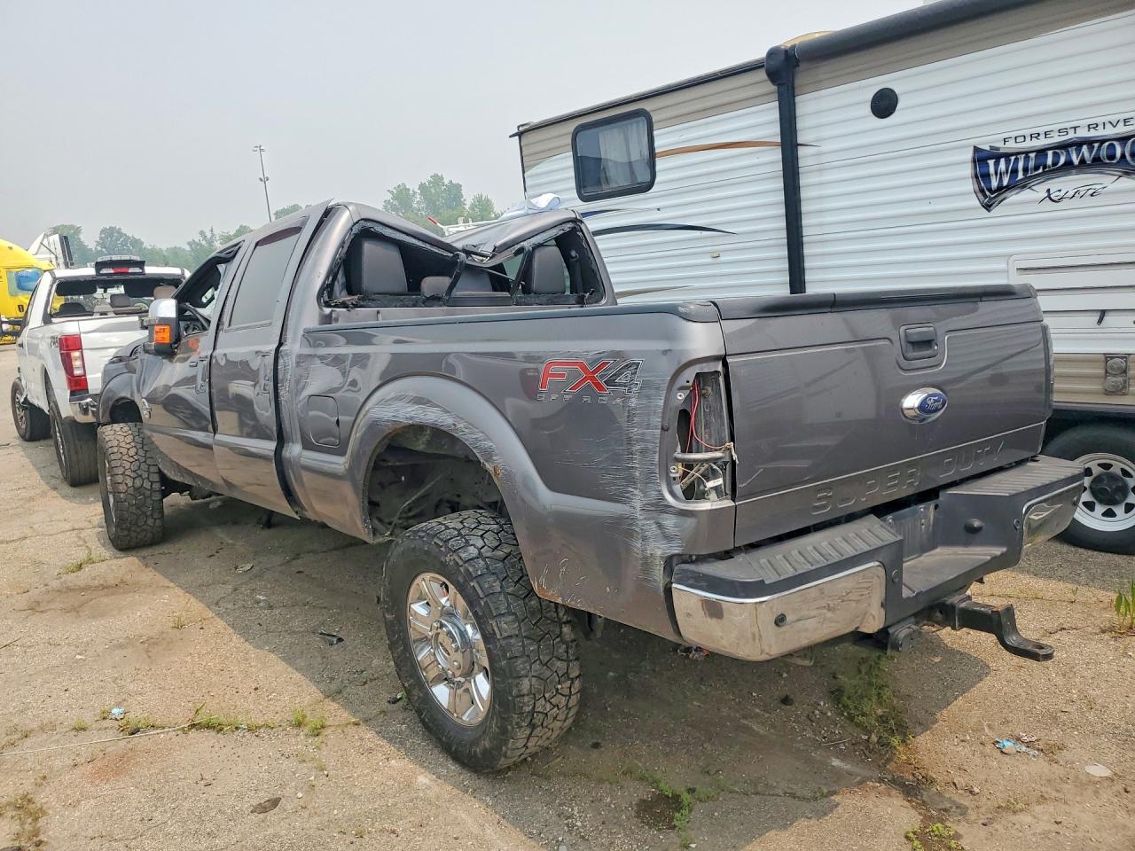 2014 Ford F250 Super Duty Серый vin: 1FT7W2BT4EEB74907