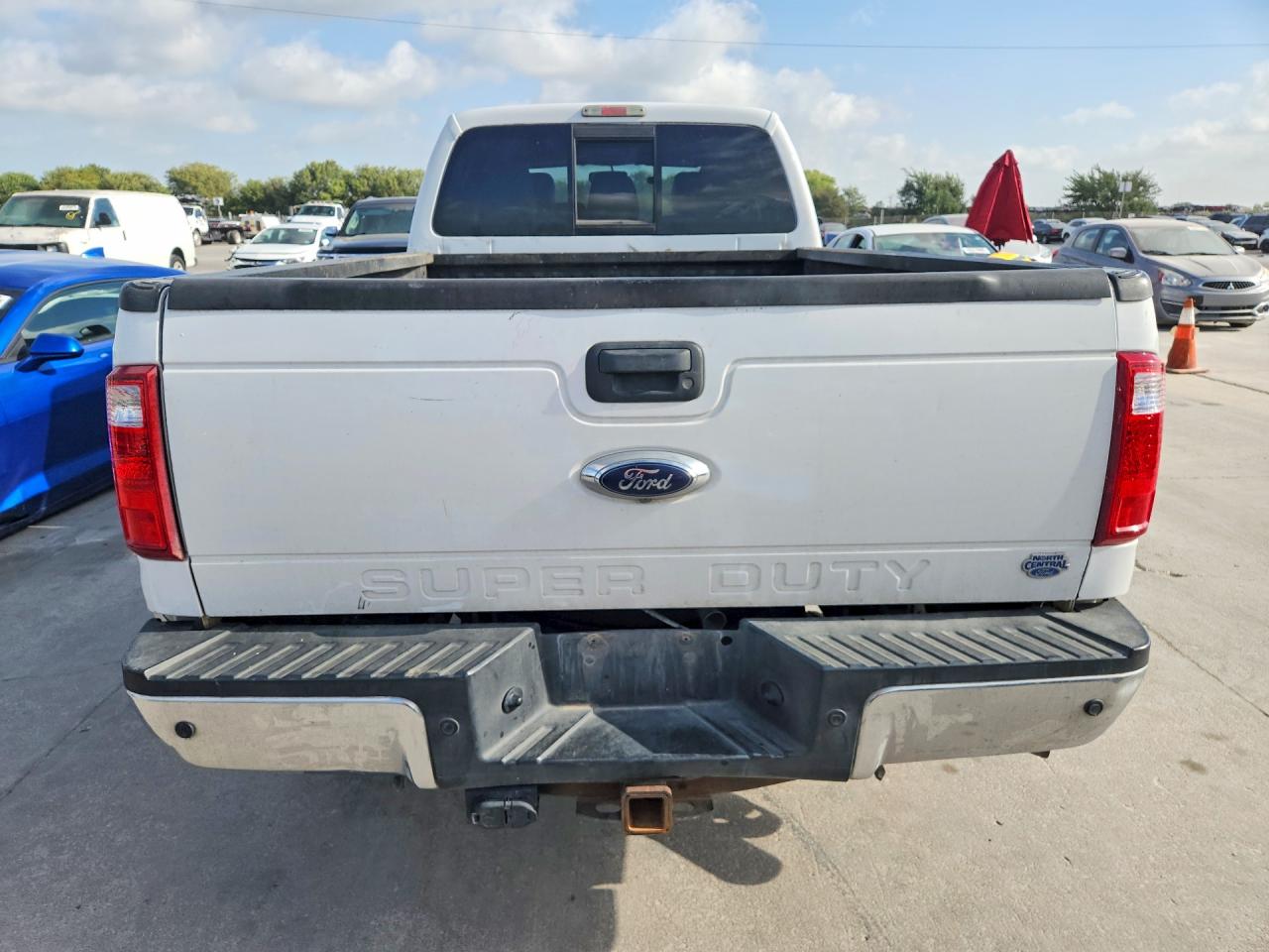 2015 Ford F250 Super Duty White vin: 1FT7W2BT4FEA58575