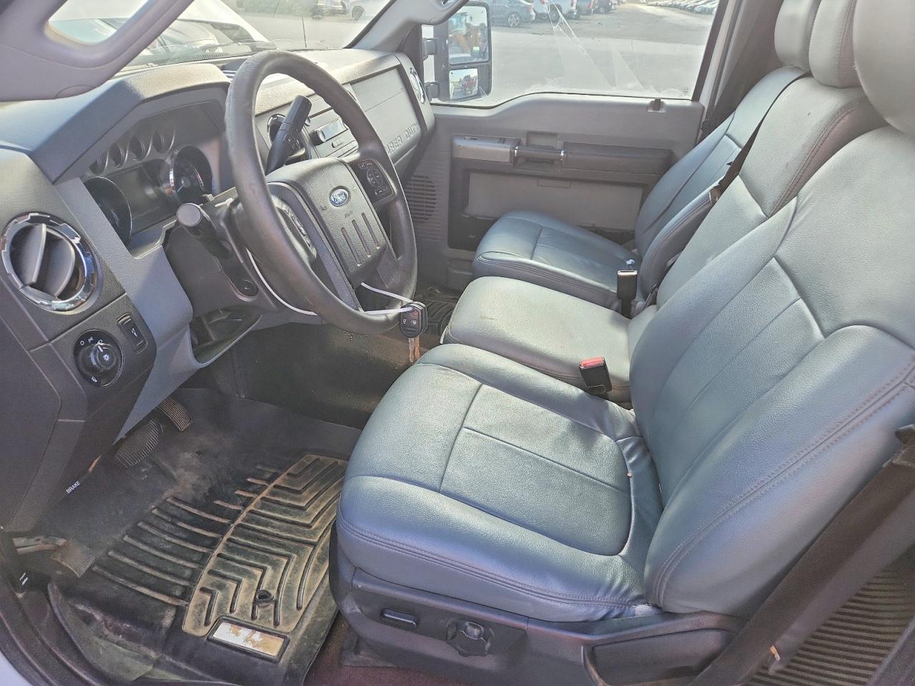2015 Ford F250 Super Duty White vin: 1FT7W2BT4FEA58575
