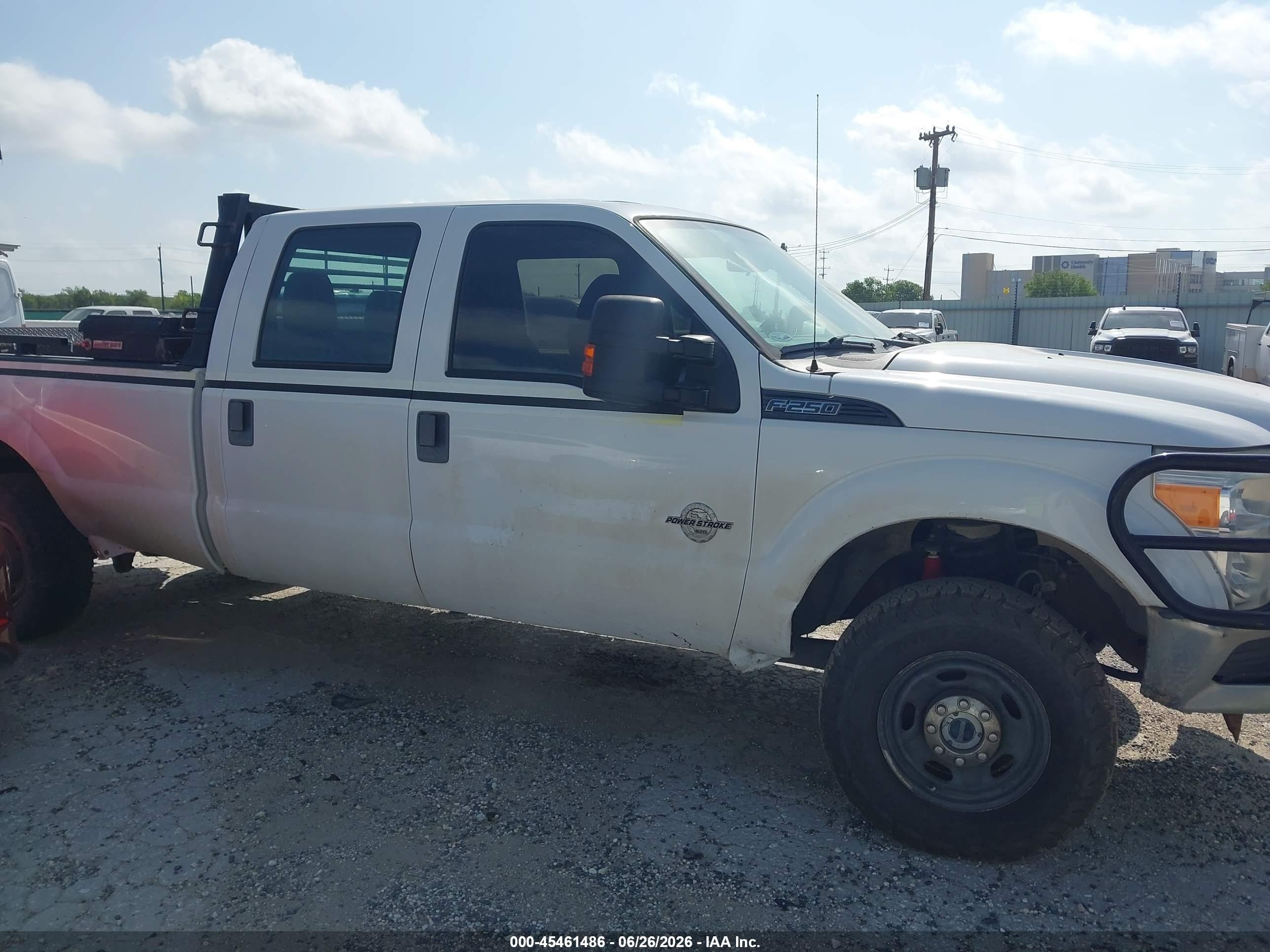 2015 Ford F-250 Lariat/xl/xlt White vin: 1FT7W2BT4FEA80656