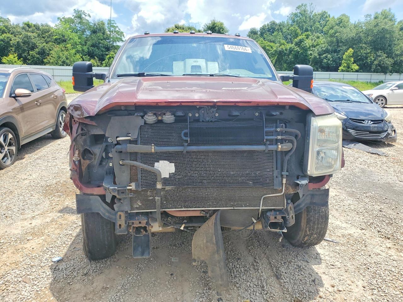 2015 Ford F250 Super Duty Burgundy vin: 1FT7W2BT4FEA85503