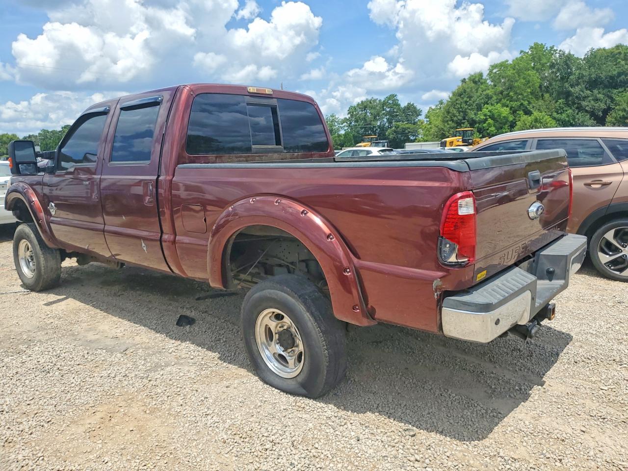 2015 Ford F250 Super Duty Burgundy vin: 1FT7W2BT4FEA85503