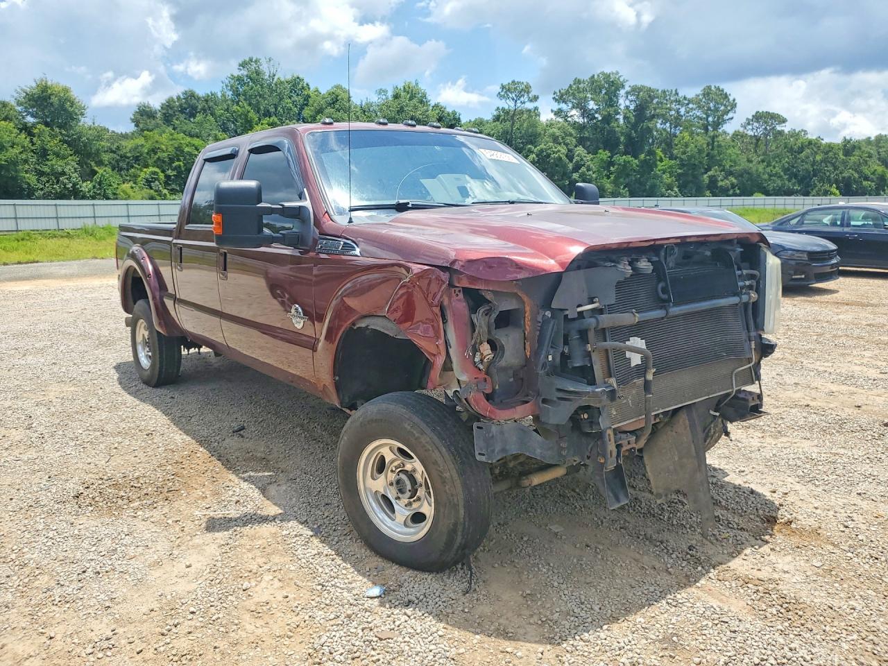 2015 Ford F250 Super Duty Burgundy vin: 1FT7W2BT4FEA85503