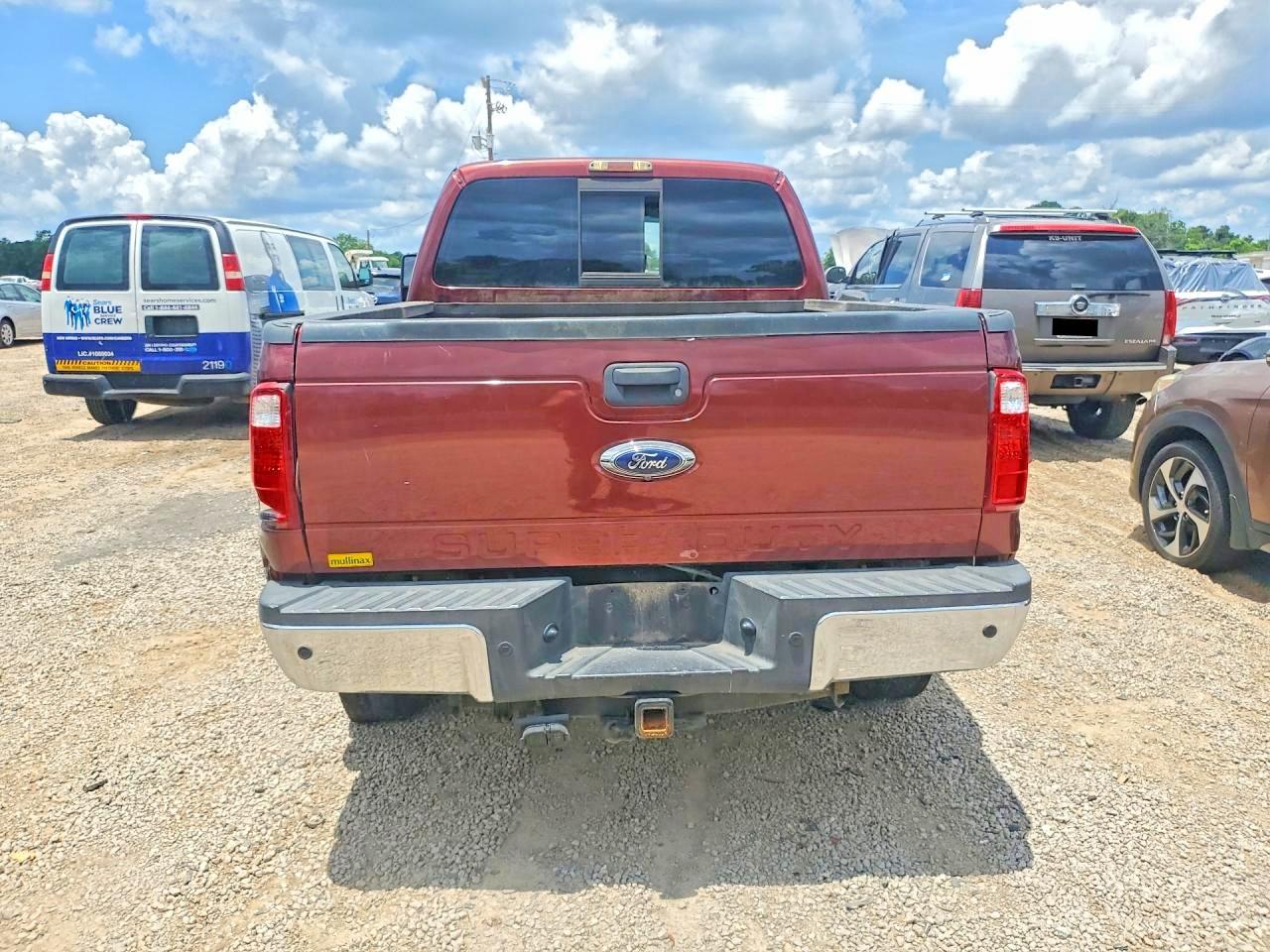 2015 Ford F250 Super Duty Burgundy vin: 1FT7W2BT4FEA85503