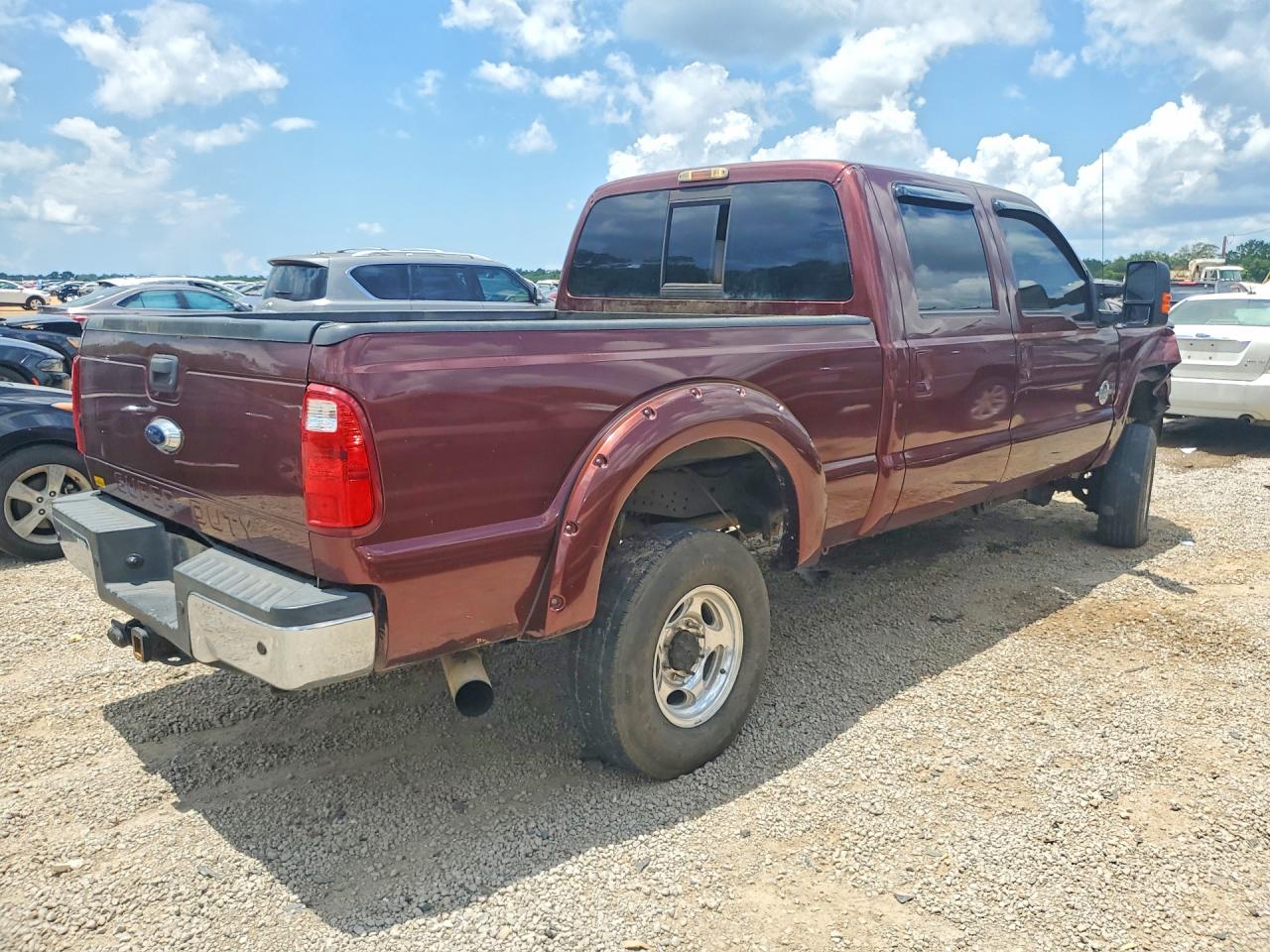 2015 Ford F250 Super Duty Burgundy vin: 1FT7W2BT4FEA85503