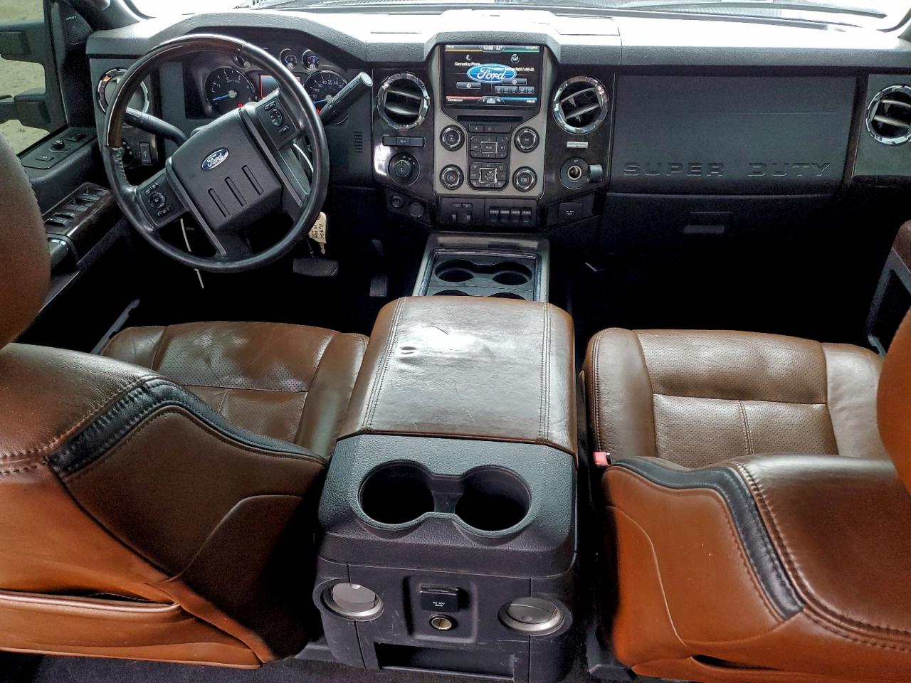 2015 Ford F250 Super Duty White vin: 1FT7W2BT4FEA93018