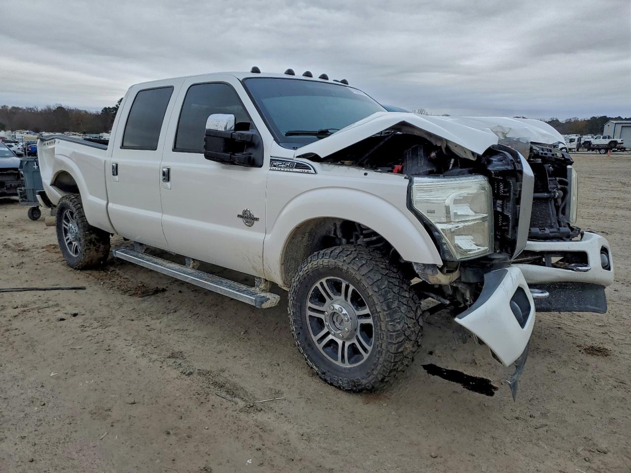 2015 Ford F250 Super Duty White vin: 1FT7W2BT4FEA93018