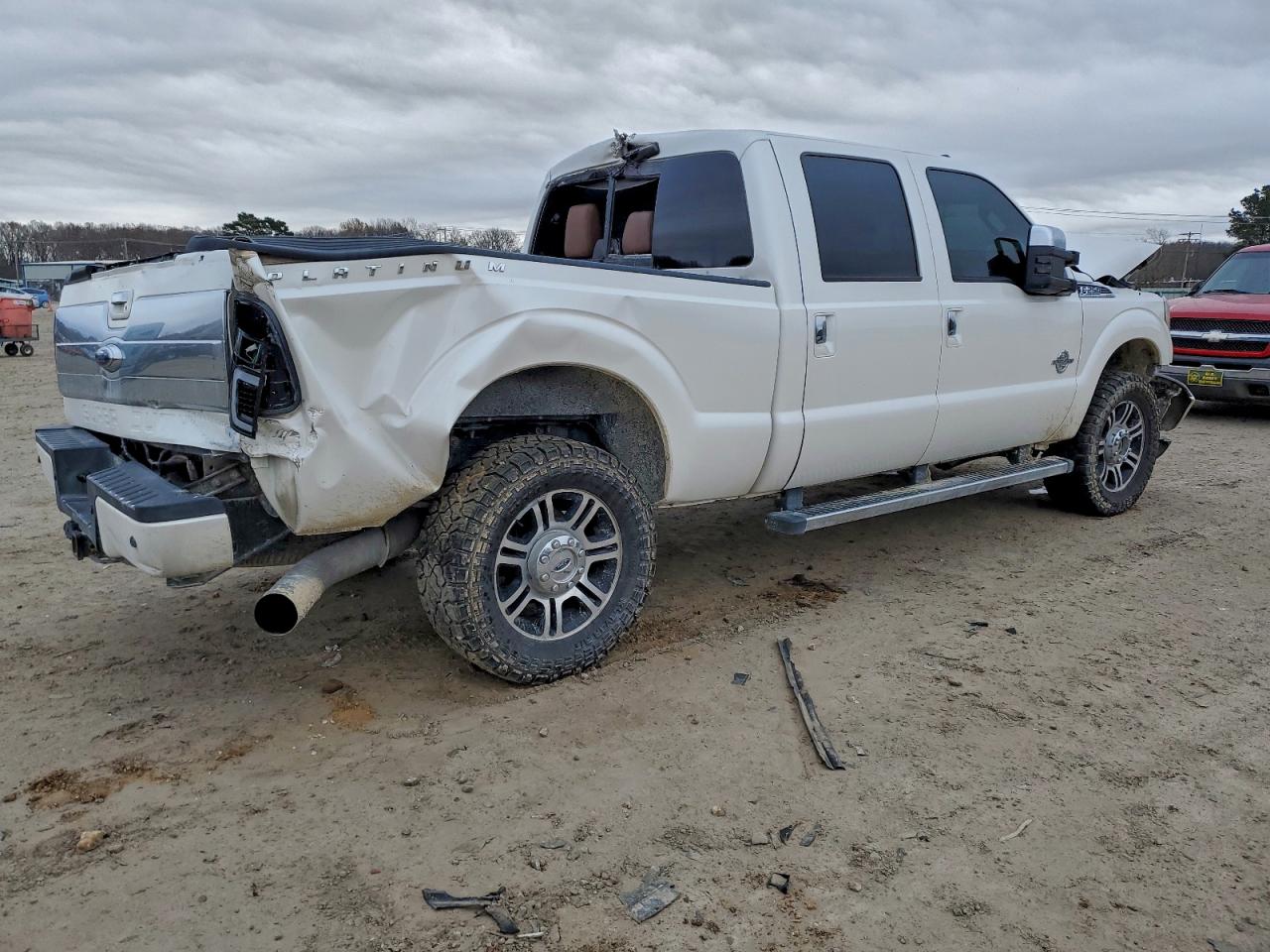 2015 Ford F250 Super Duty White vin: 1FT7W2BT4FEA93018