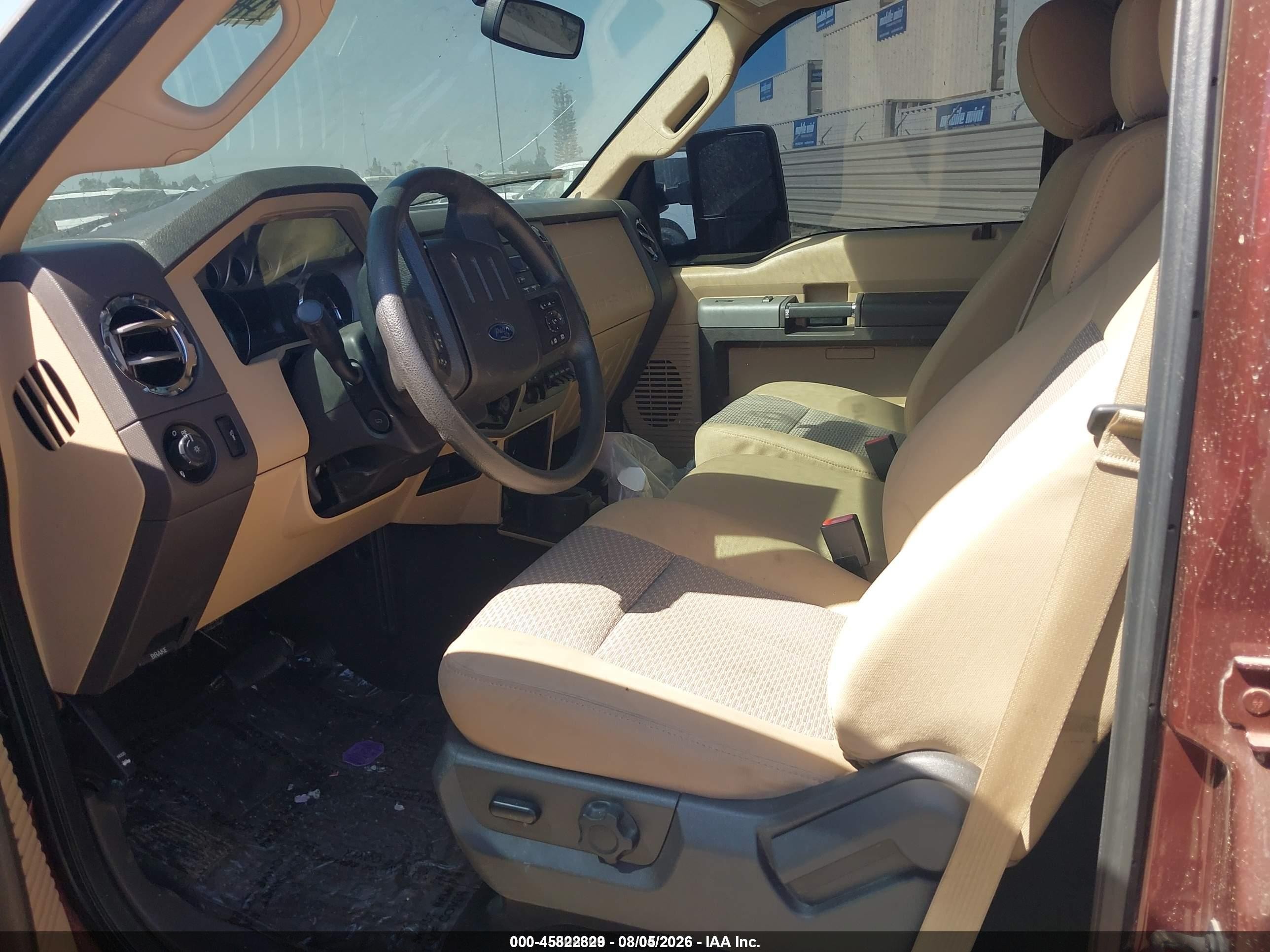2015 Ford F-250 Xlt Burgundy vin: 1FT7W2BT4FEB63651