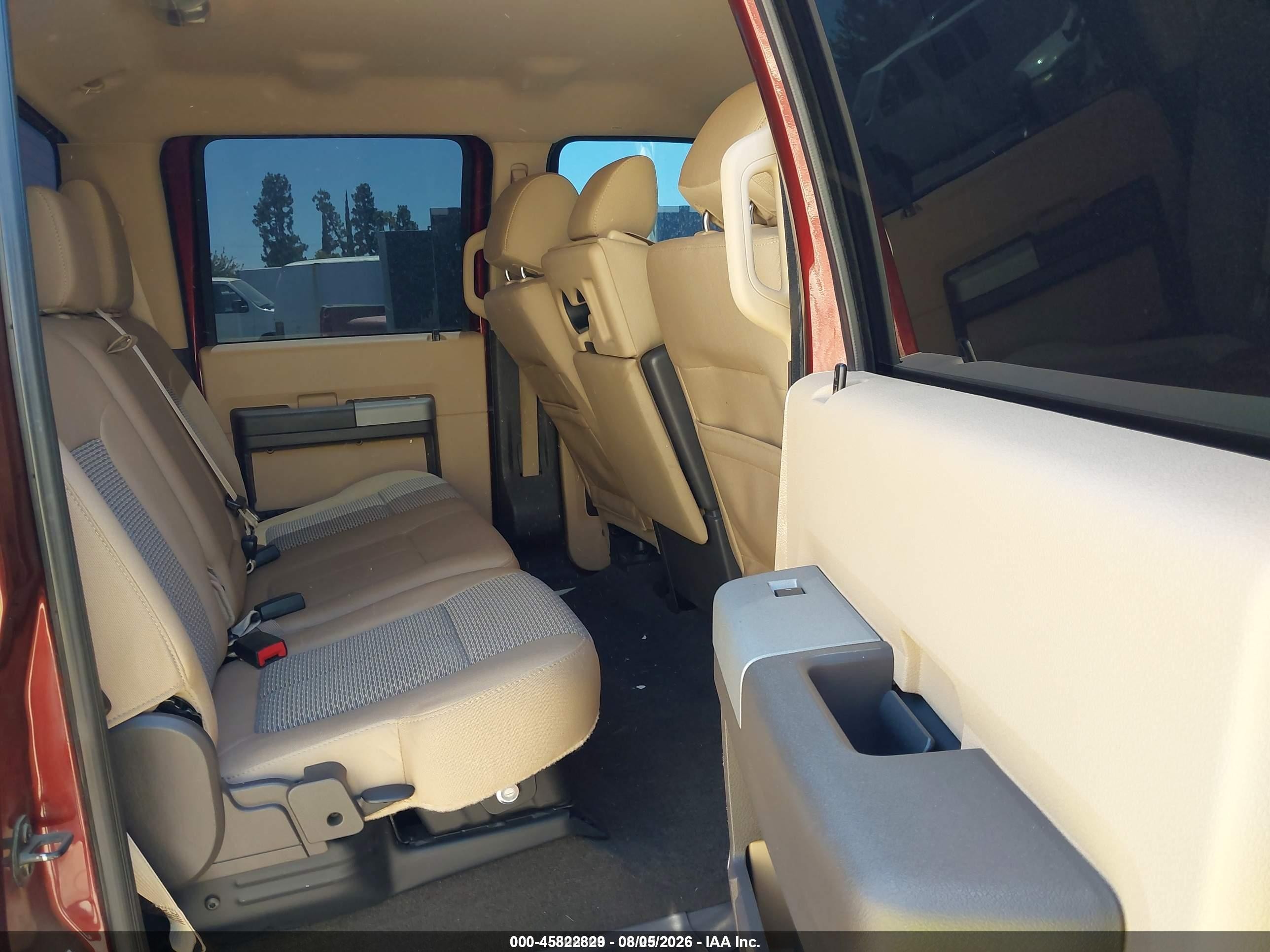 2015 Ford F-250 Xlt Burgundy vin: 1FT7W2BT4FEB63651