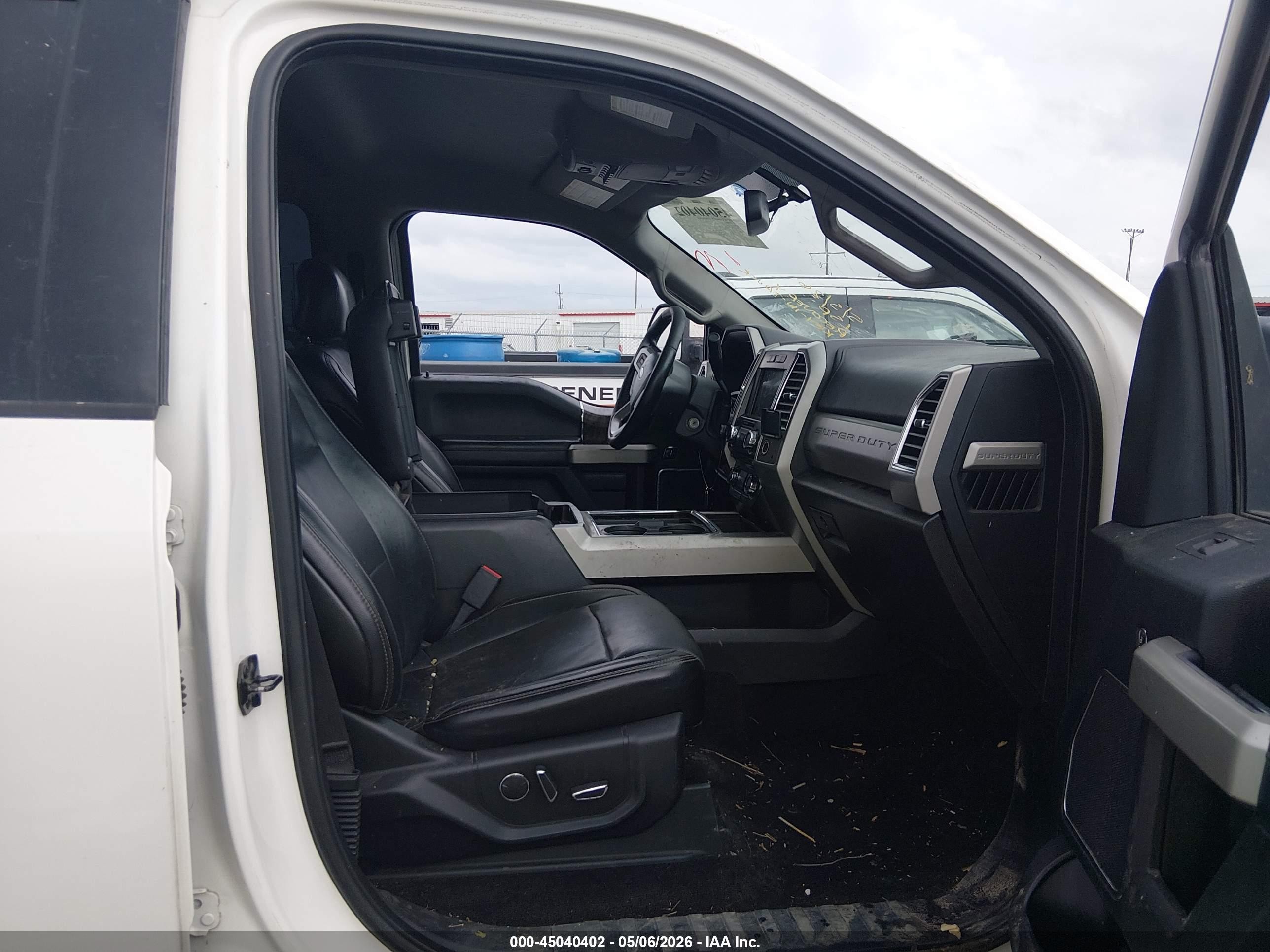 2017 Ford F-250 Lariat White vin: 1FT7W2BT4HEE91414