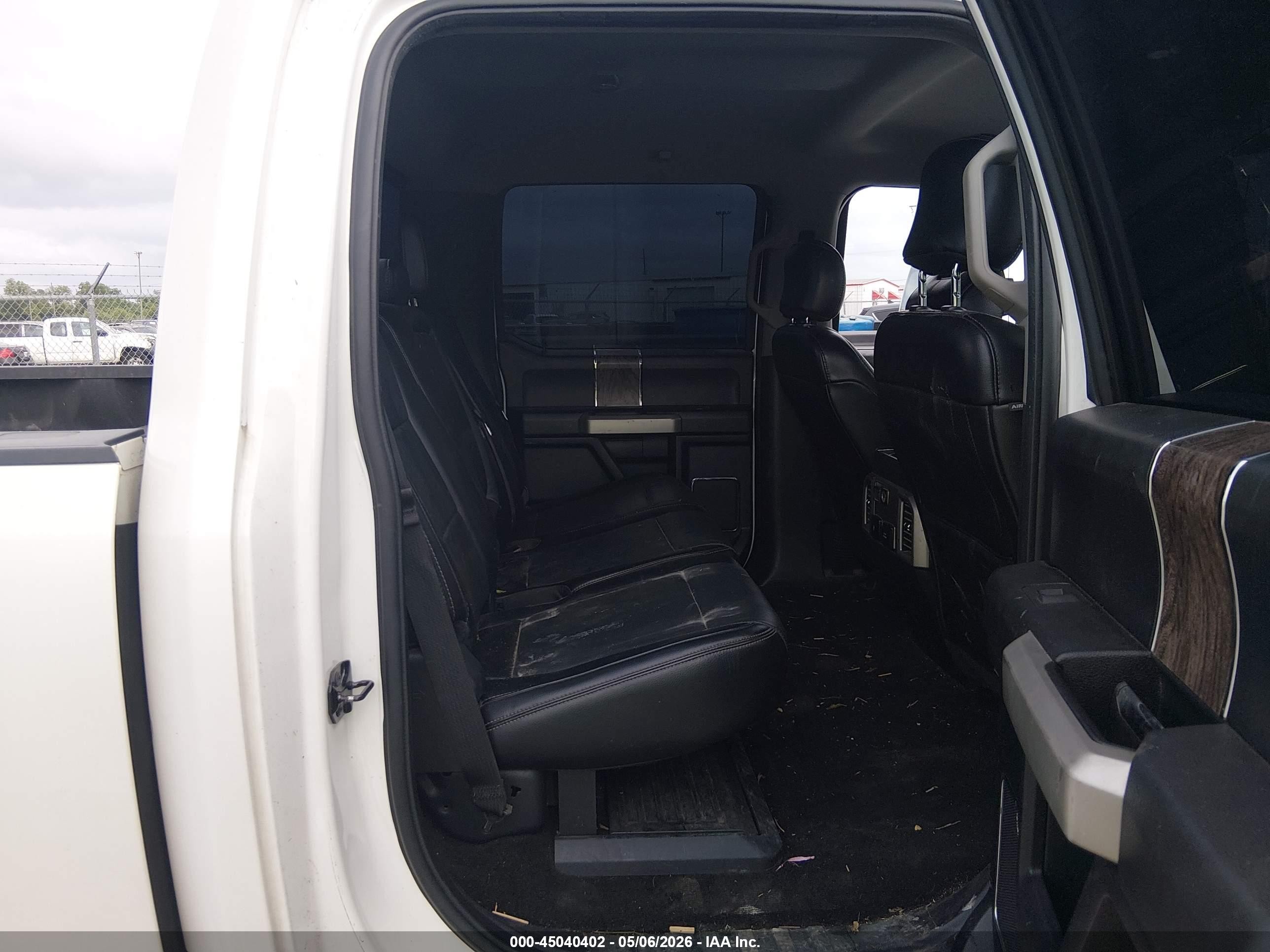 2017 Ford F-250 Lariat White vin: 1FT7W2BT4HEE91414
