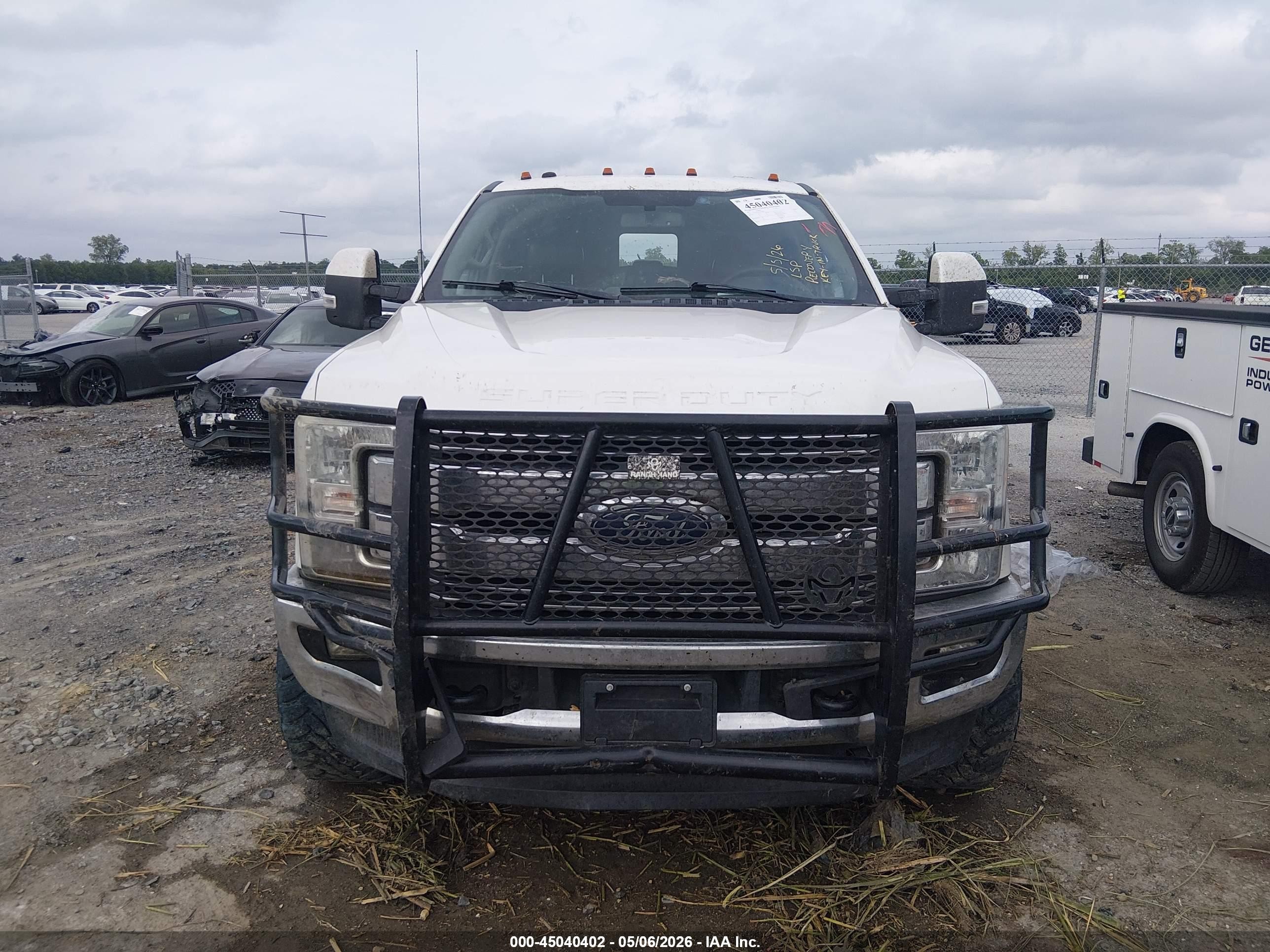 2017 Ford F-250 Lariat White vin: 1FT7W2BT4HEE91414