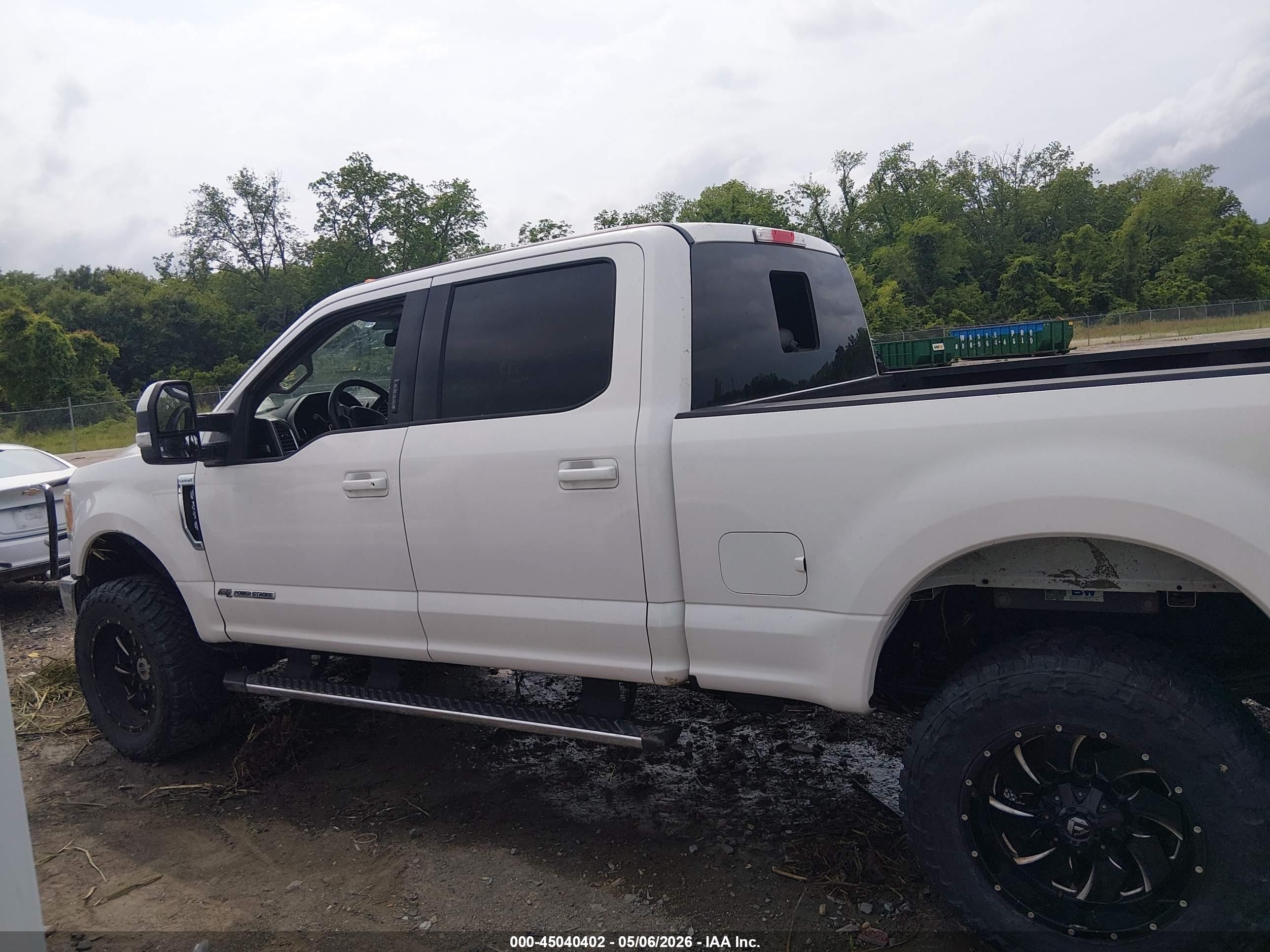 2017 Ford F-250 Lariat White vin: 1FT7W2BT4HEE91414