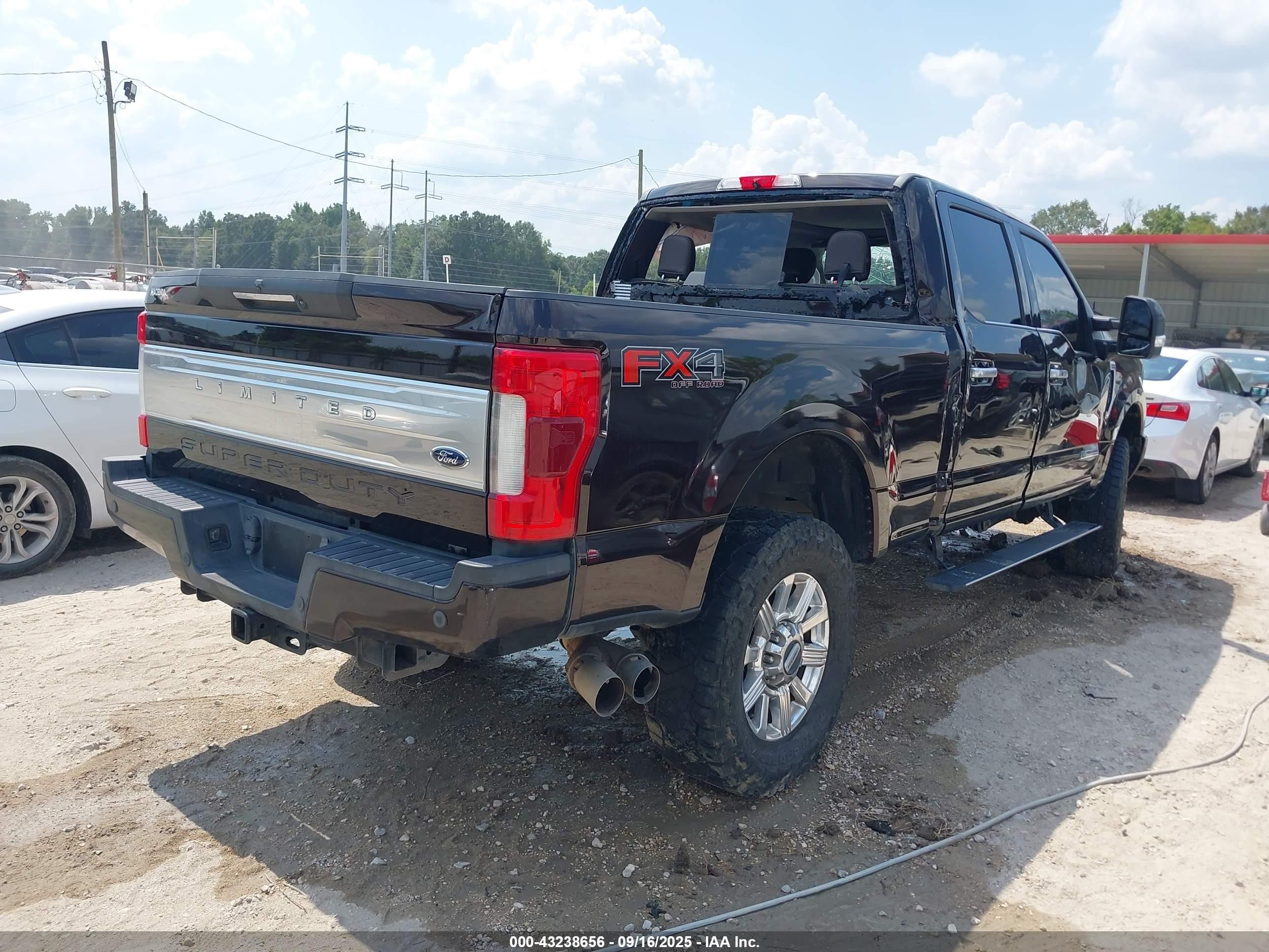 2018 Ford F-250 Limited Бордовый vin: 1FT7W2BT4JEB81320