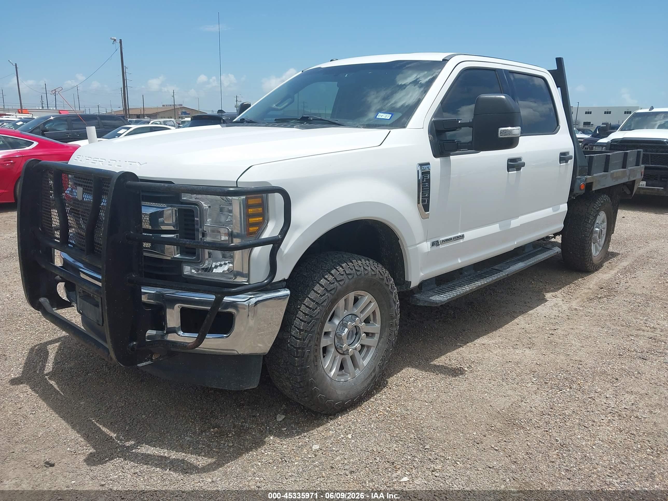2019 Ford F-250 Xlt White vin: 1FT7W2BT4KEE87967