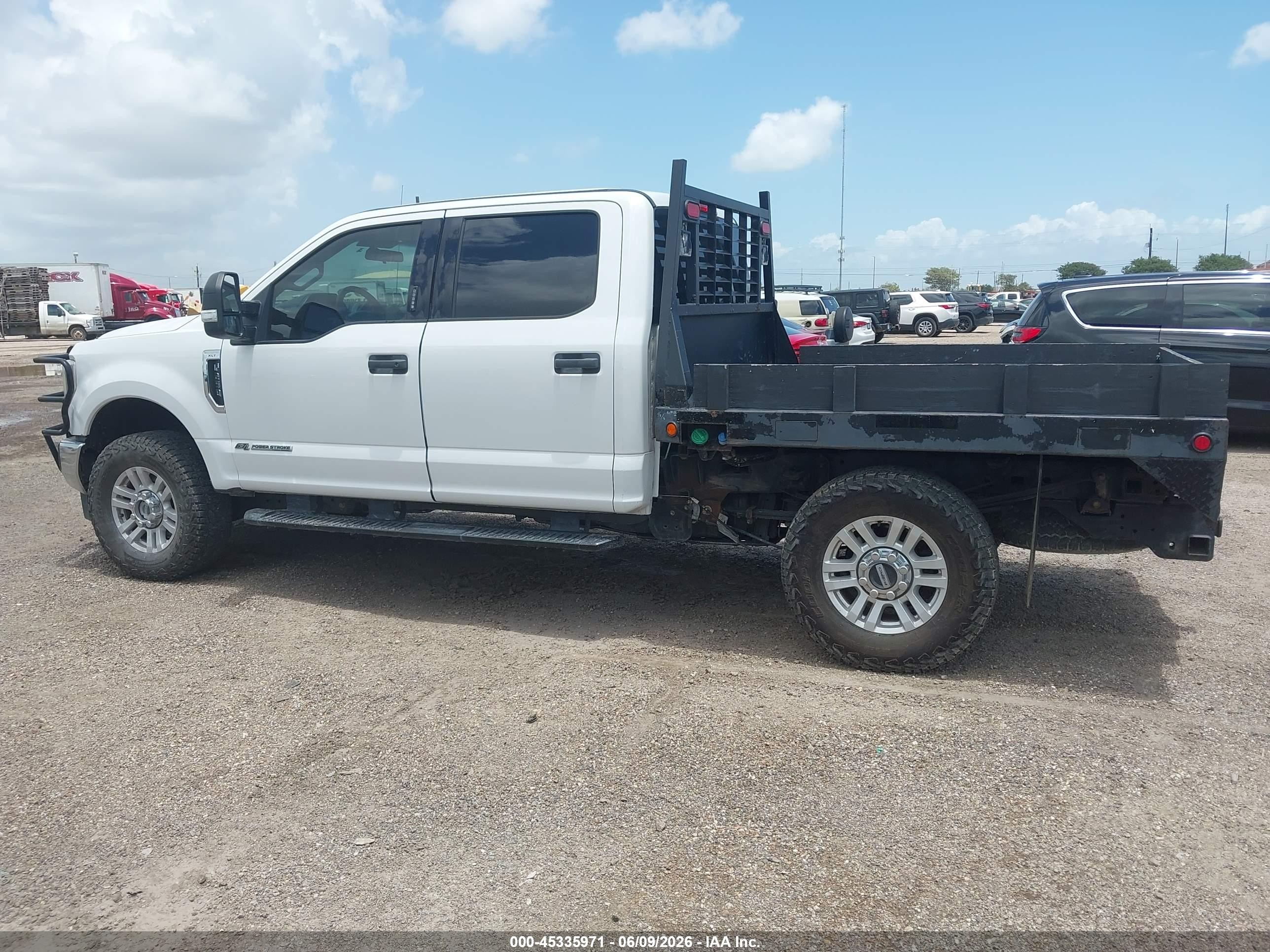 2019 Ford F-250 Xlt White vin: 1FT7W2BT4KEE87967