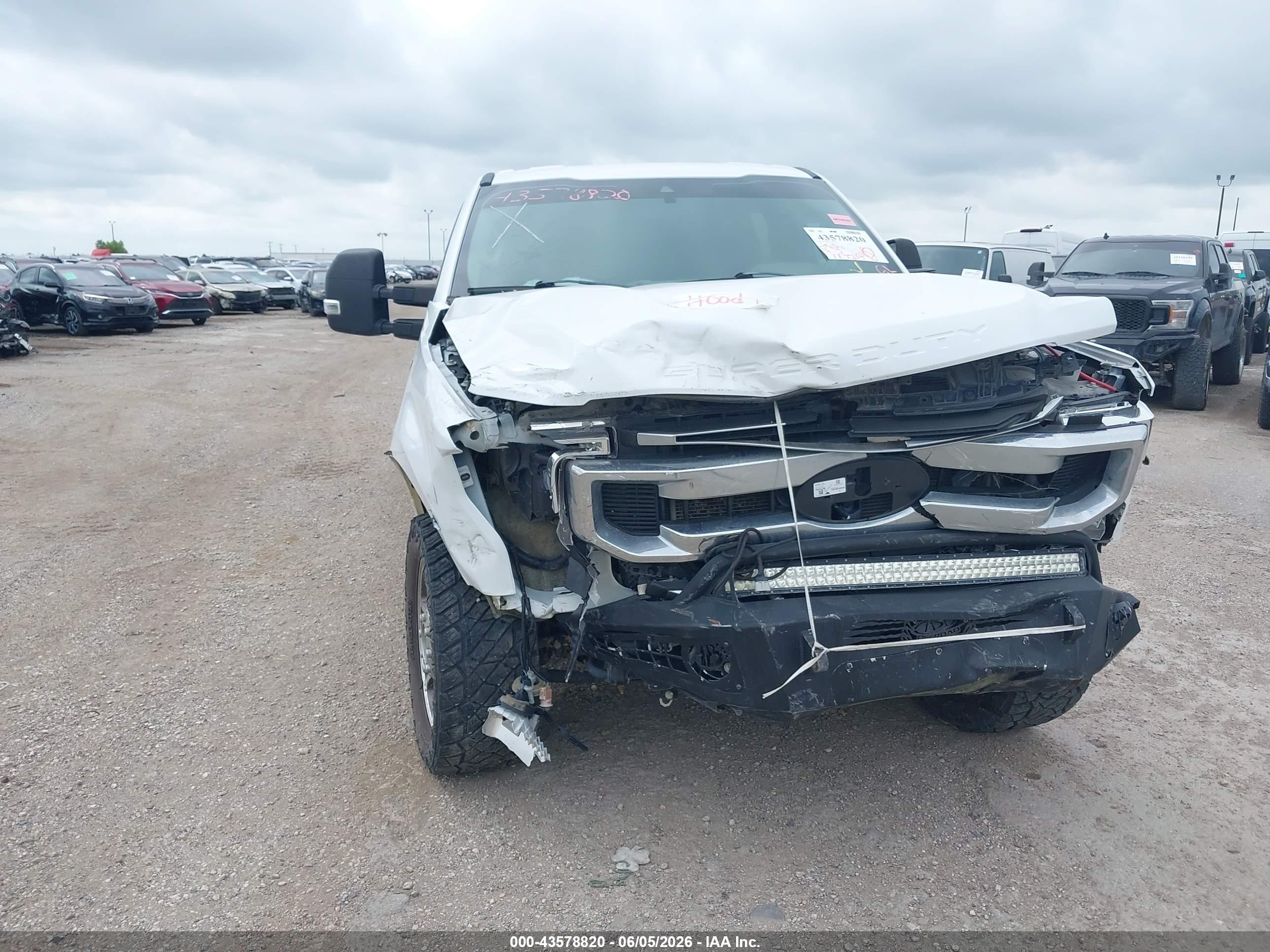 2021 Ford F-250 Xlt White vin: 1FT7W2BT4MED71915