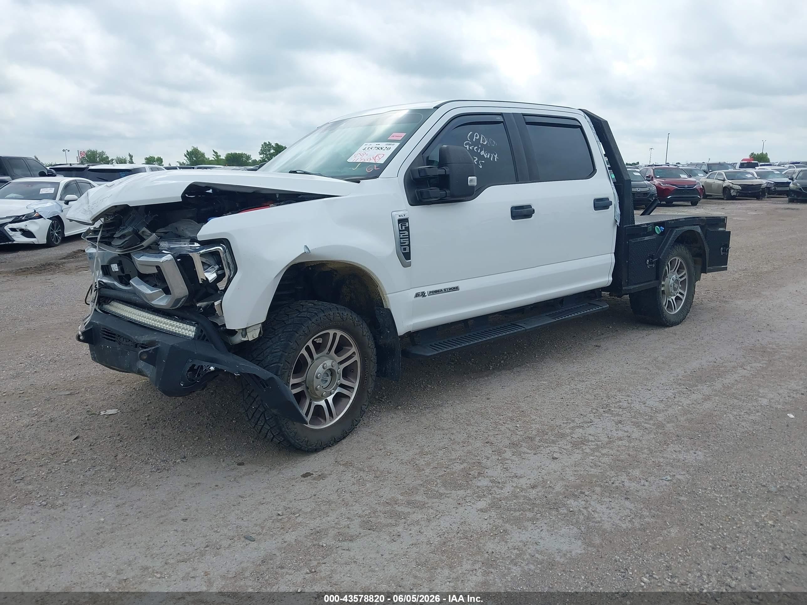 2021 Ford F-250 Xlt White vin: 1FT7W2BT4MED71915