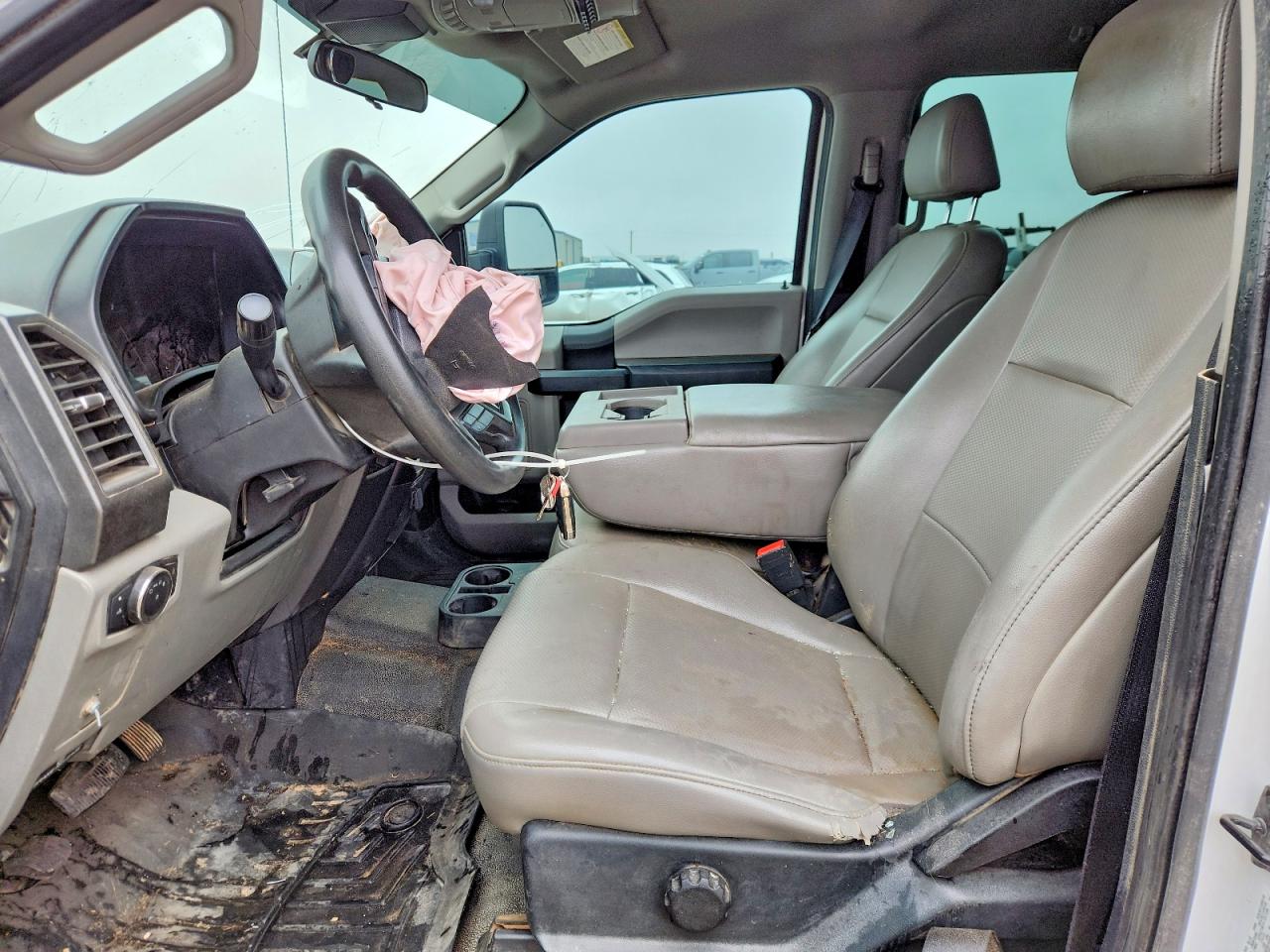 2021 Ford F250 Super Duty White vin: 1FT7W2BT4MED98824