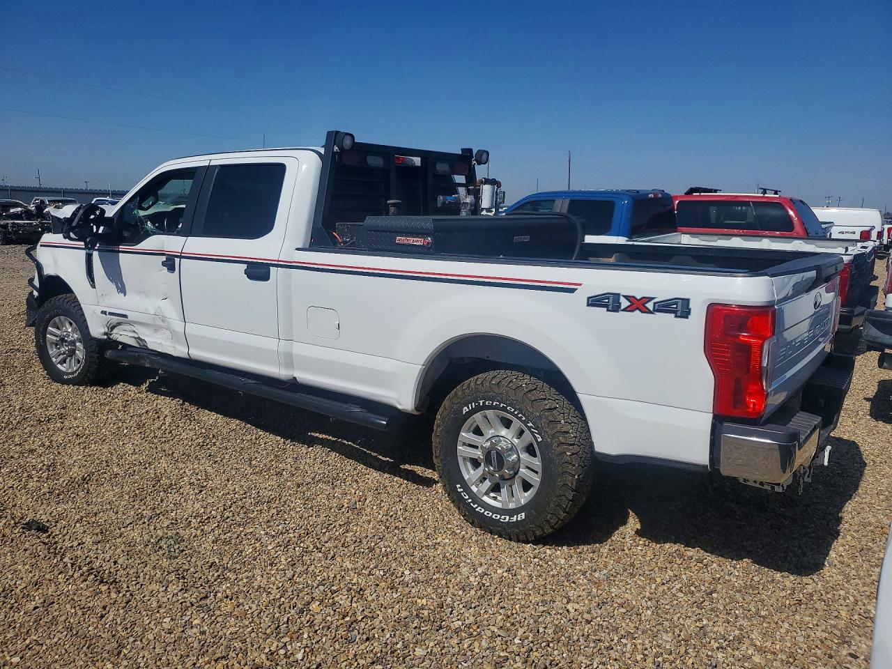2021 Ford F250 Super Duty White vin: 1FT7W2BT4MED98824