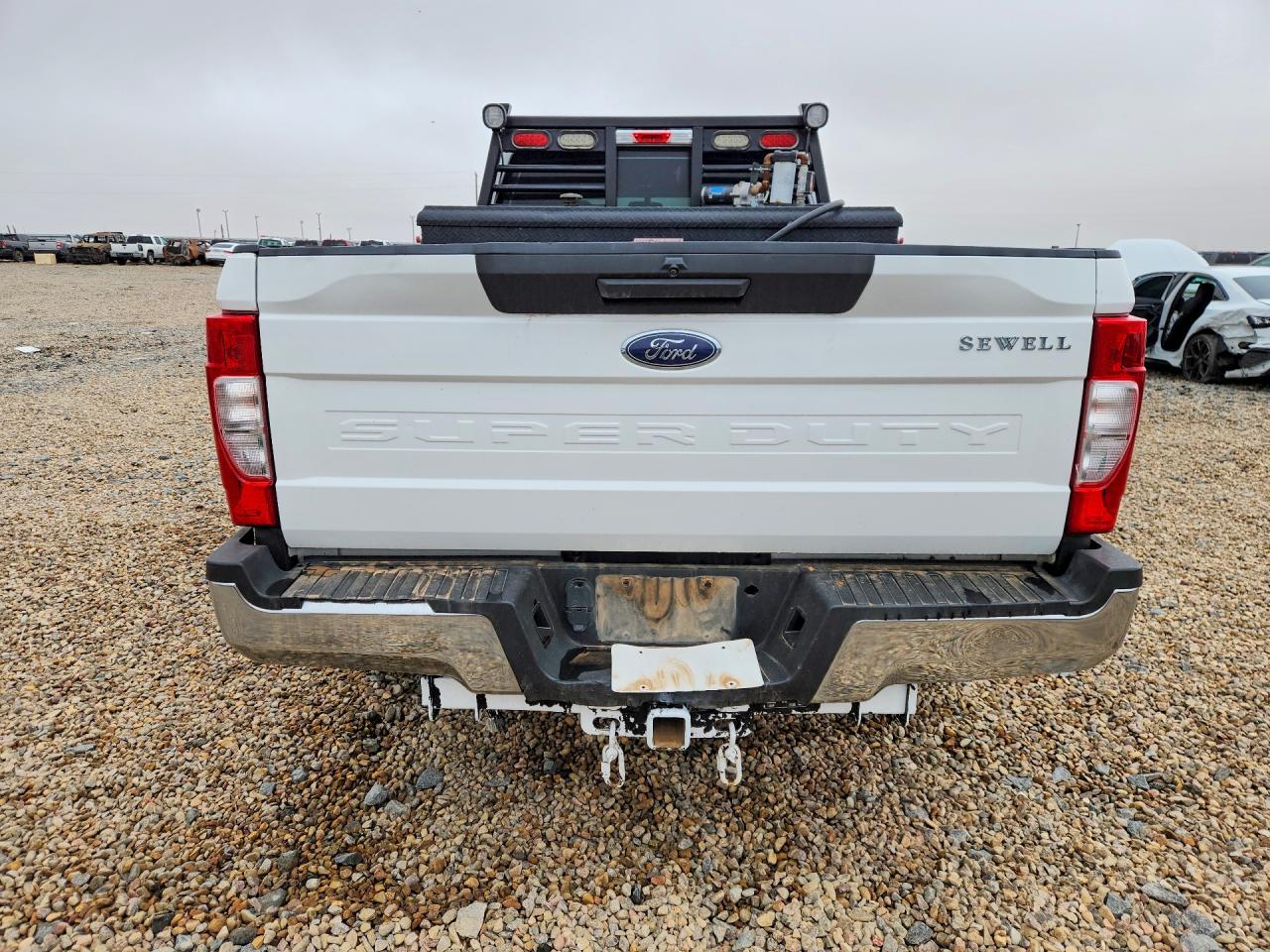 2021 Ford F250 Super Duty White vin: 1FT7W2BT4MED98824