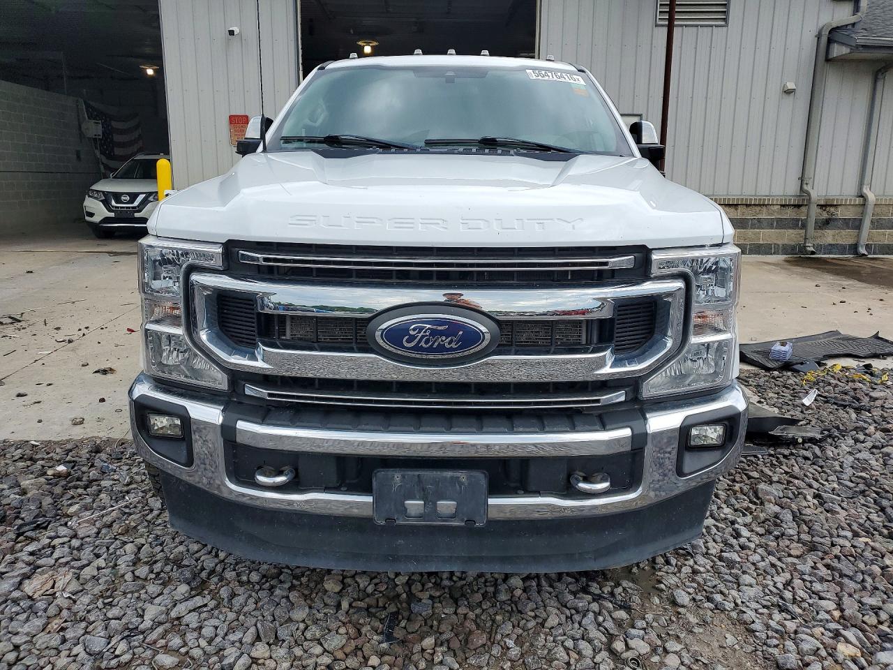 2022 Ford F250 Super Duty White vin: 1FT7W2BT4NED00053