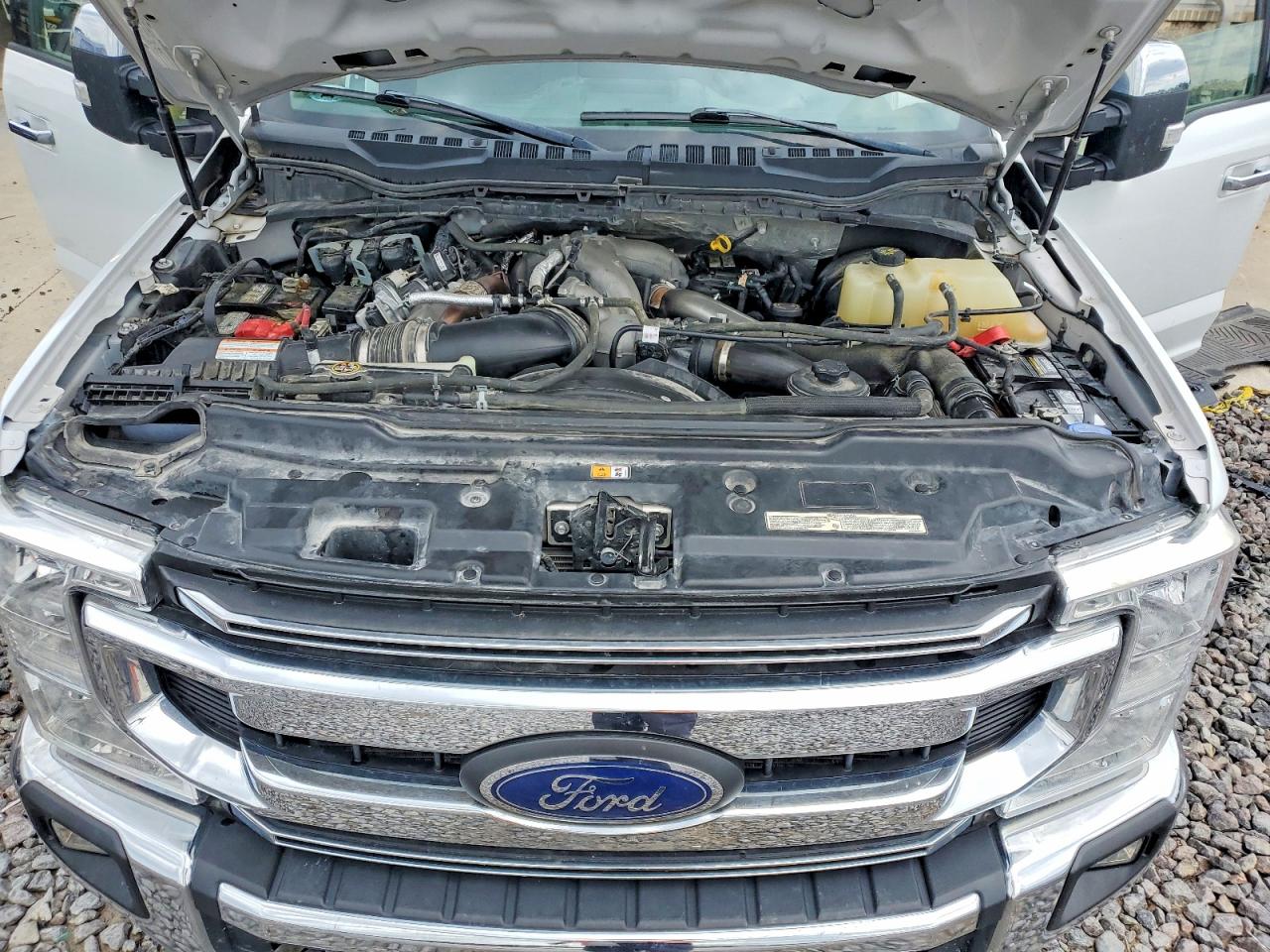 2022 Ford F250 Super Duty White vin: 1FT7W2BT4NED00053