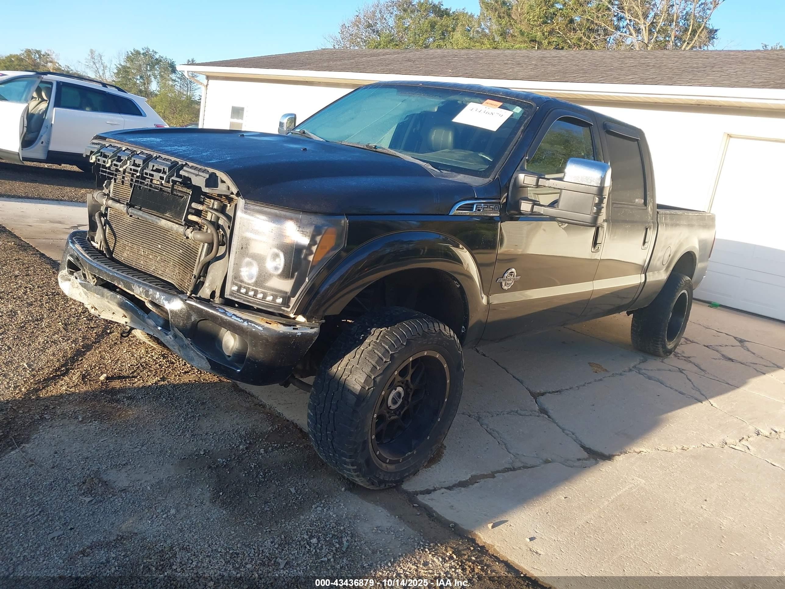 2011 Ford F-250 Lariat Black vin: 1FT7W2BT5BEA32996