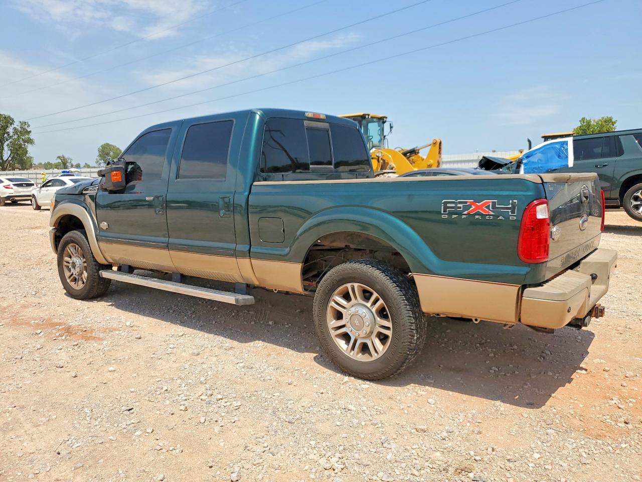 2011 Ford F250 Super Duty Зеленый vin: 1FT7W2BT5BEA98089